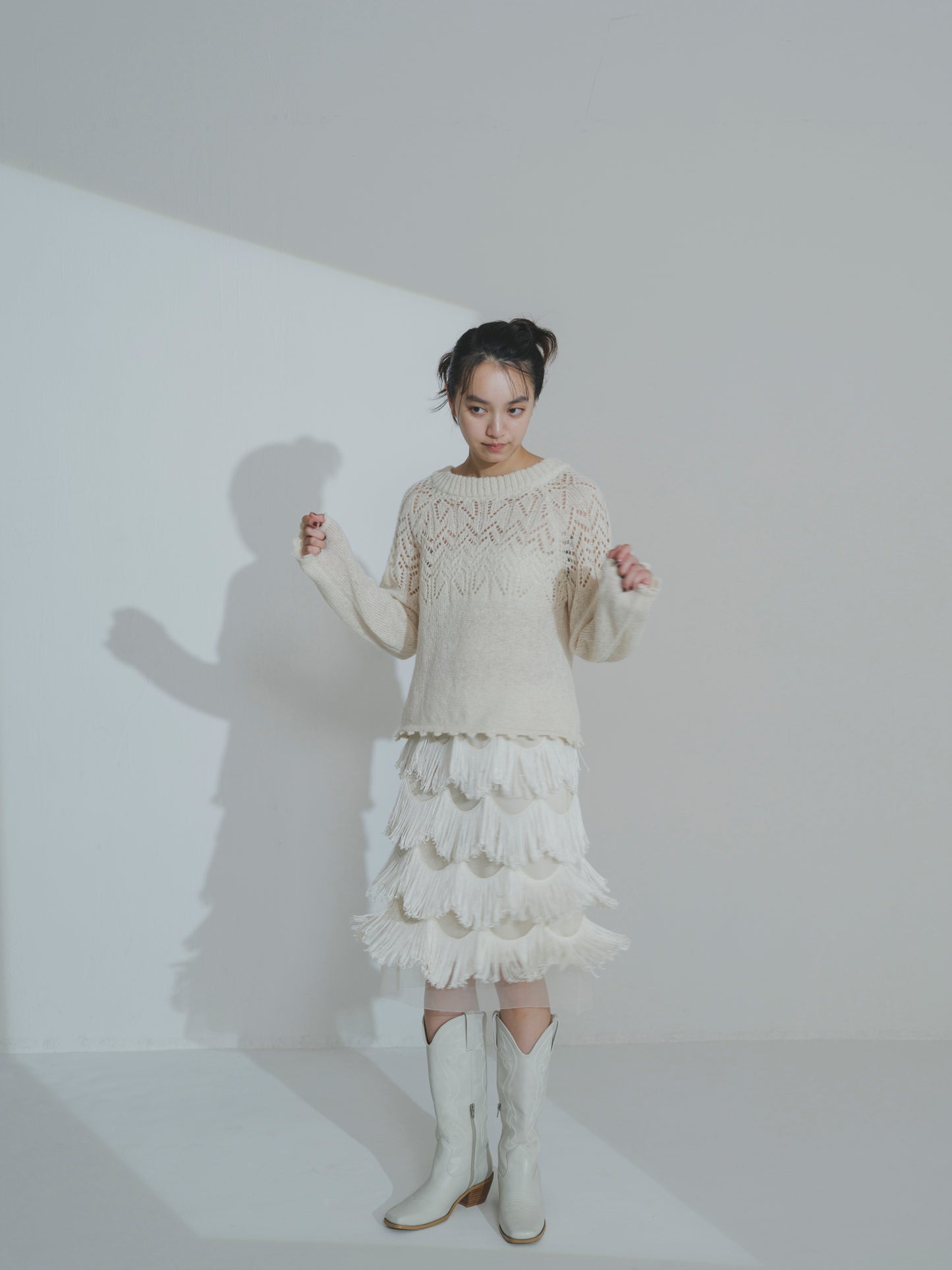 Back Memory Ribbon Knit