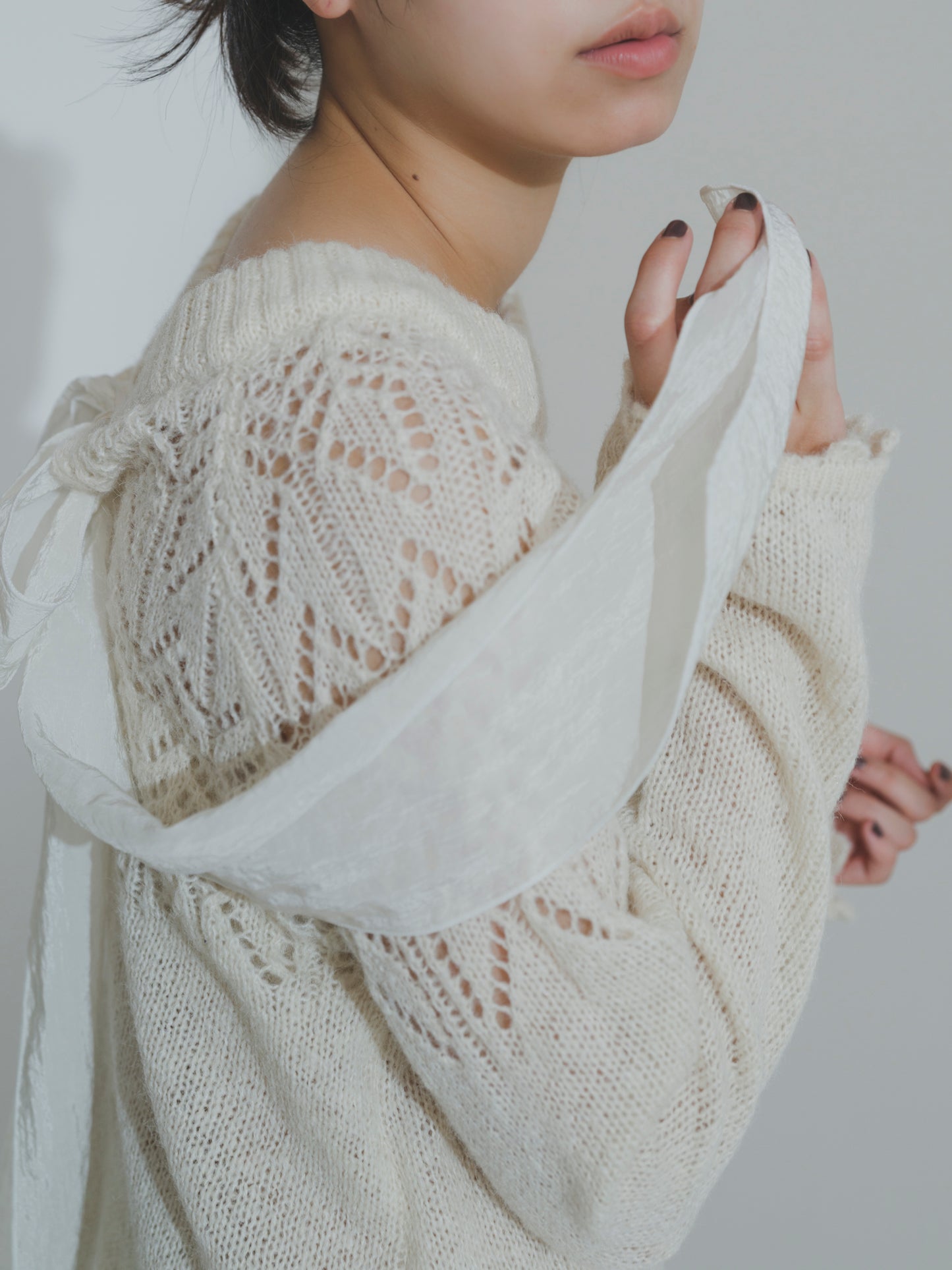Back Memory Ribbon Knit