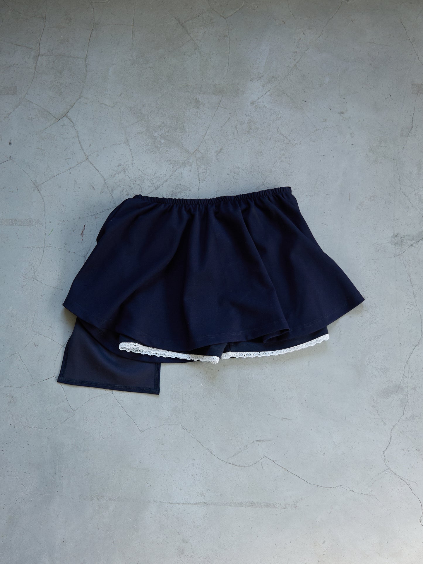 Wrap Ribbon Mini Skirt