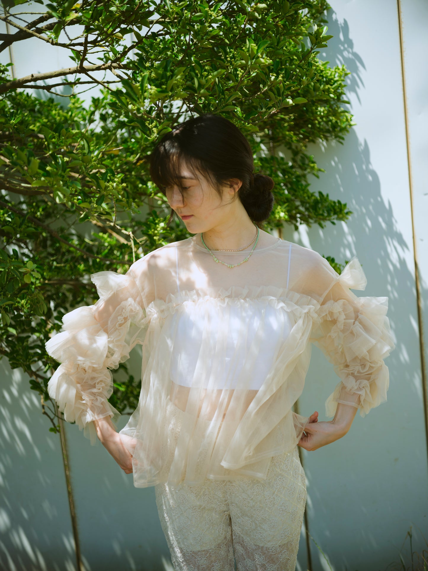 Morning Glow Tulle Tops