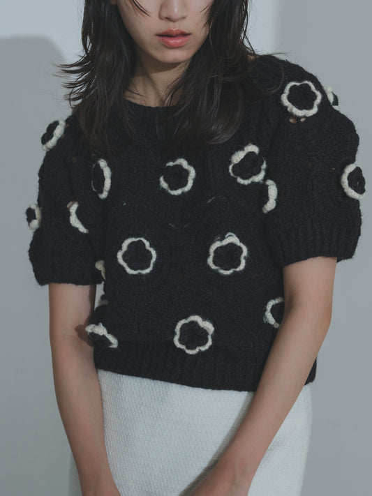 【SALE】Handknit Bloom Pullover