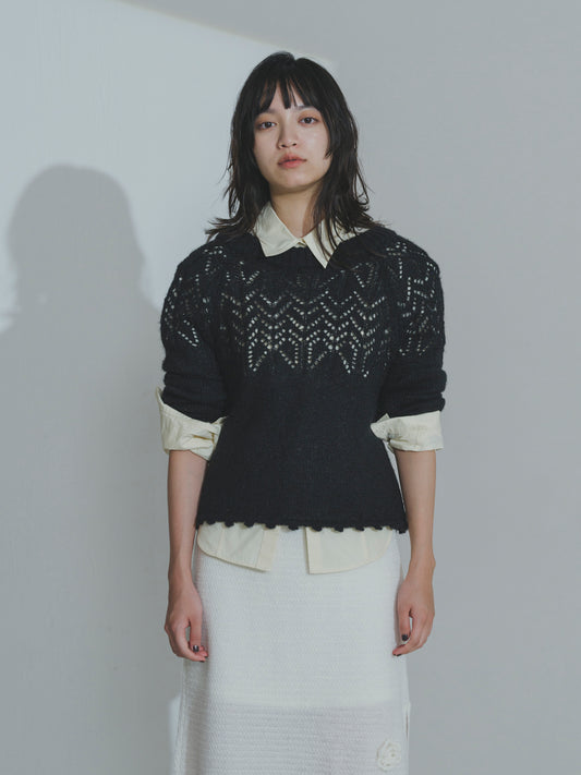 Back Memory Ribbon Knit