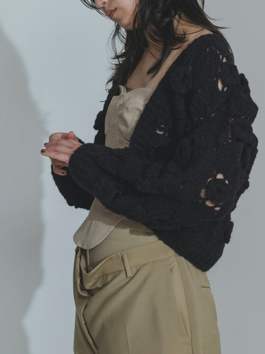 Handknit Bloom Cardigan