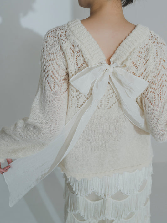 Back Memory Ribbon Knit