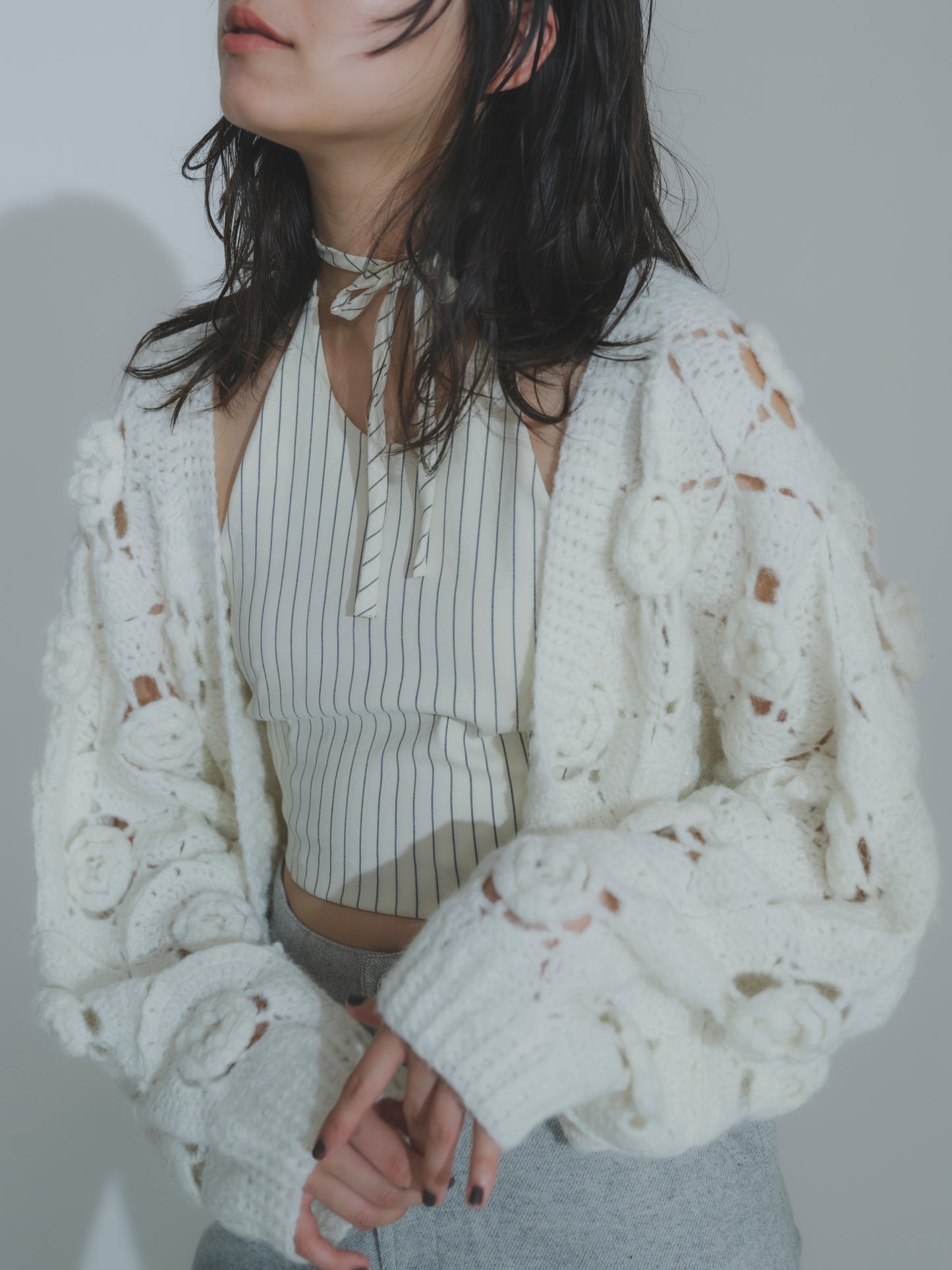 Handknit Bloom Cardigan
