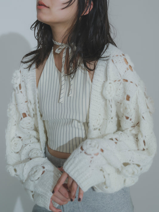 Handknit Bloom Cardigan