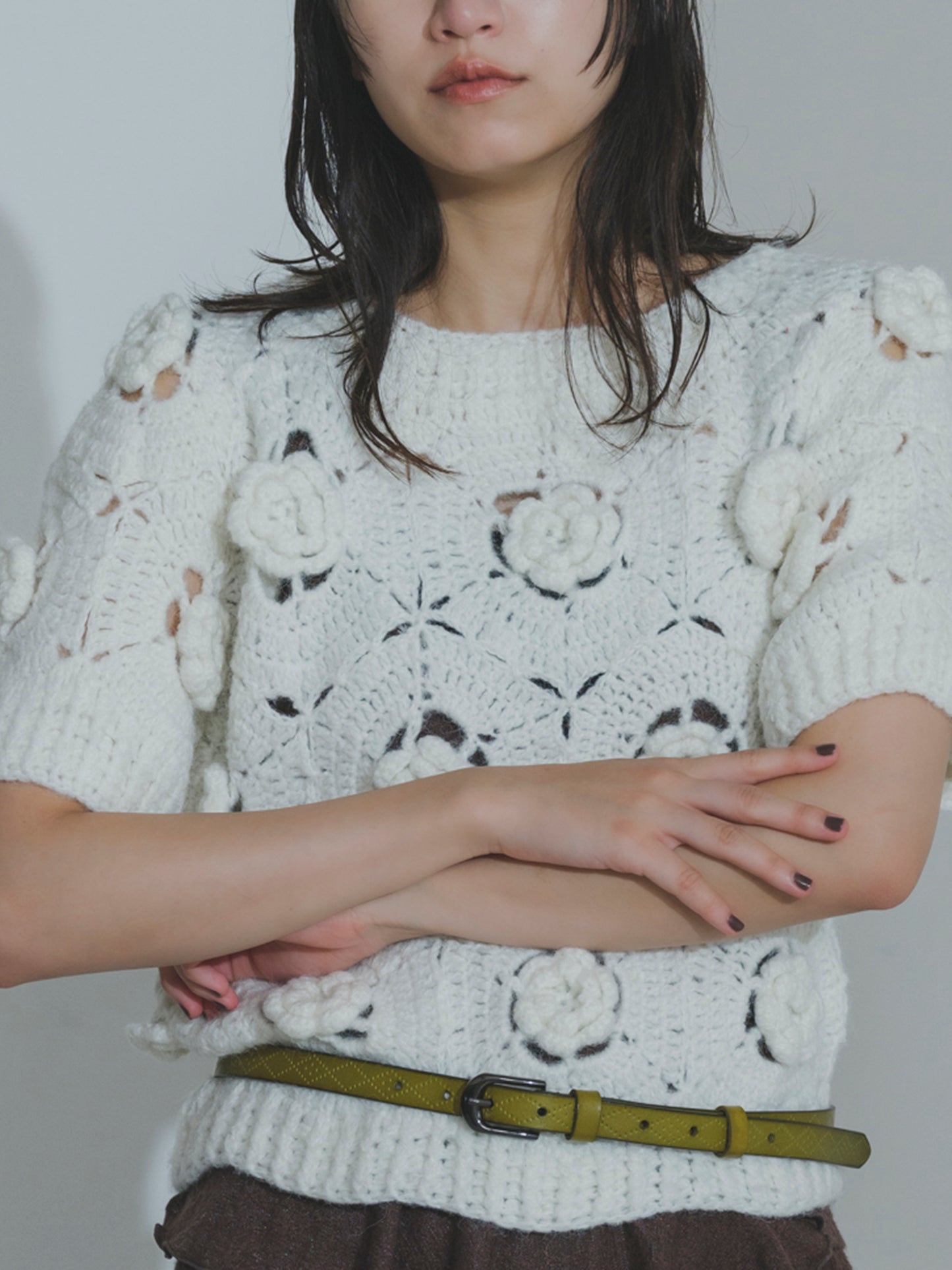 Handknit Bloom Pullover