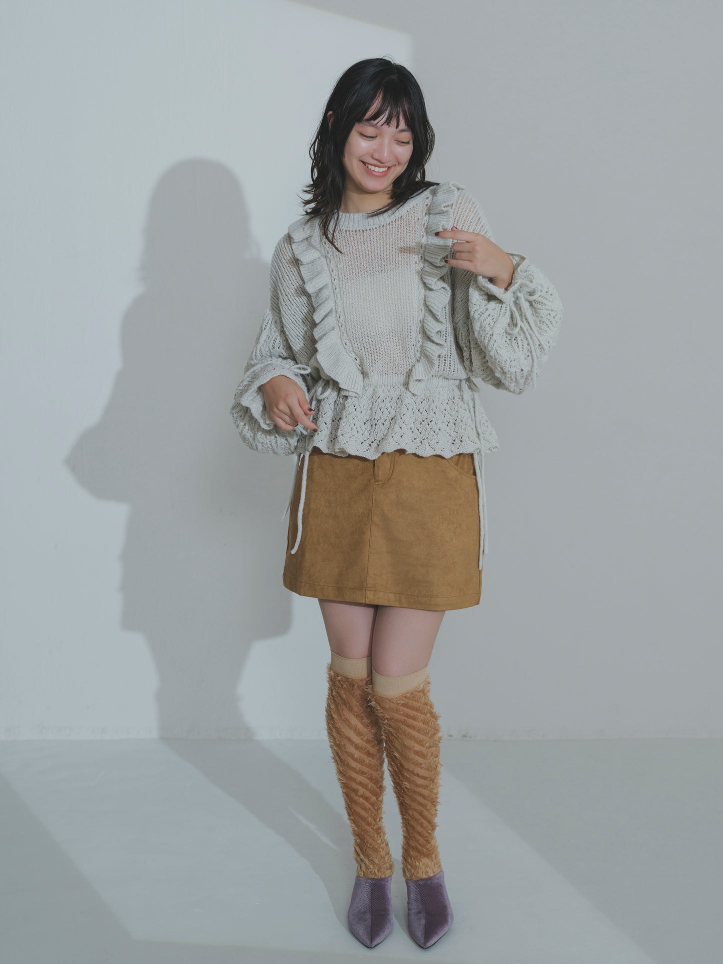 Everyday Suede Mini Skirt
