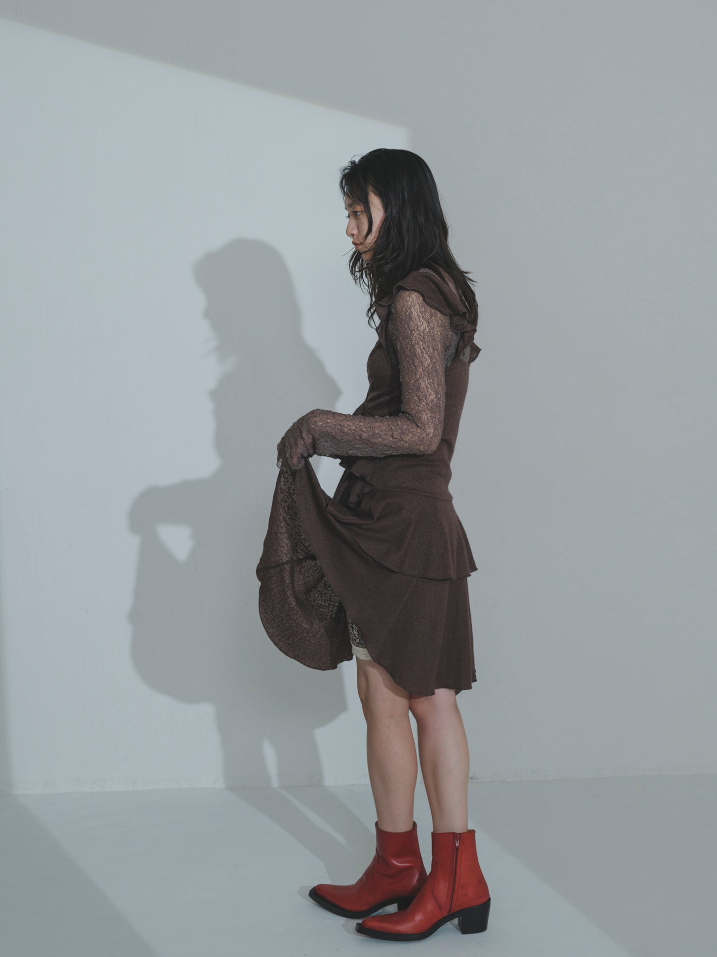 Asymmetry Waltz Dress