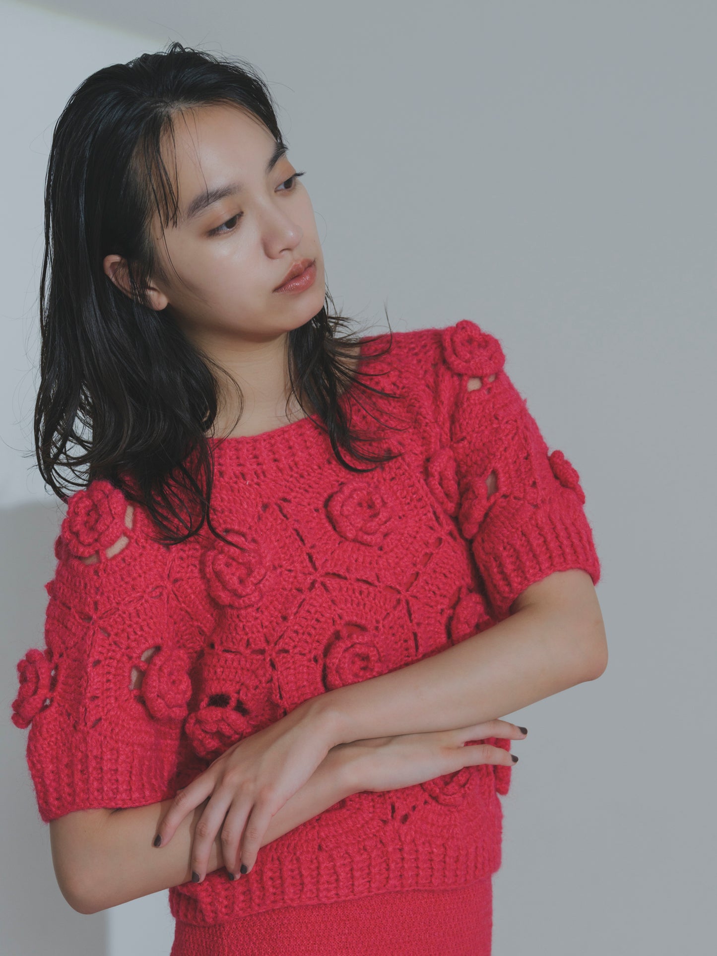 Handknit Bloom Pullover