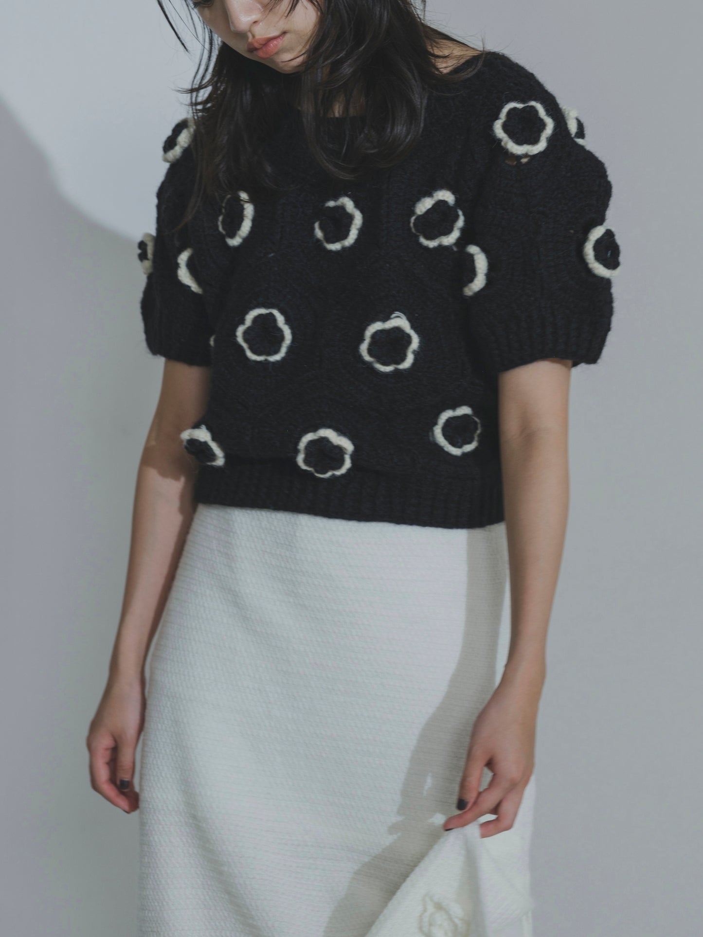 Handknit Bloom Pullover