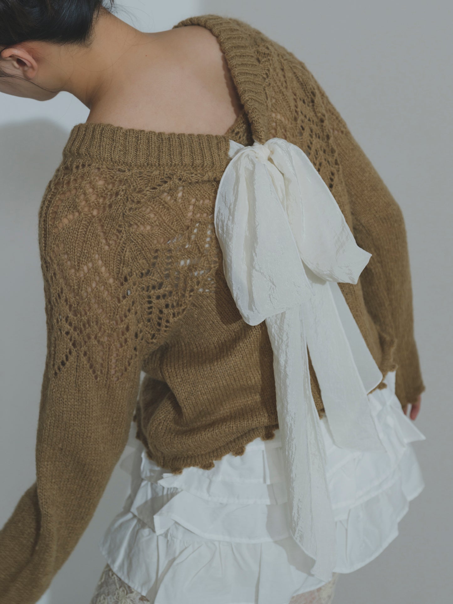 Back Memory Ribbon Knit