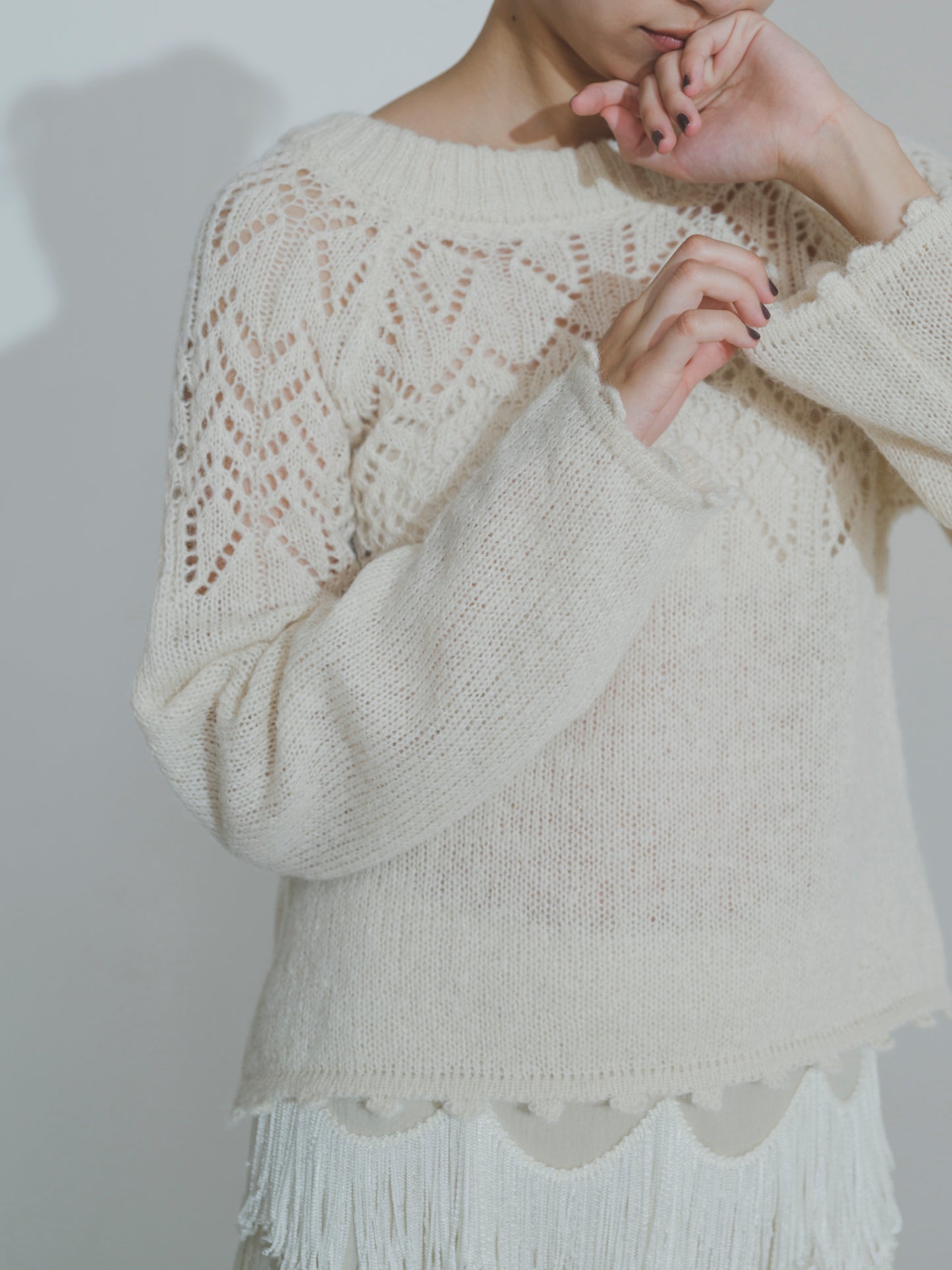 Back Memory Ribbon Knit