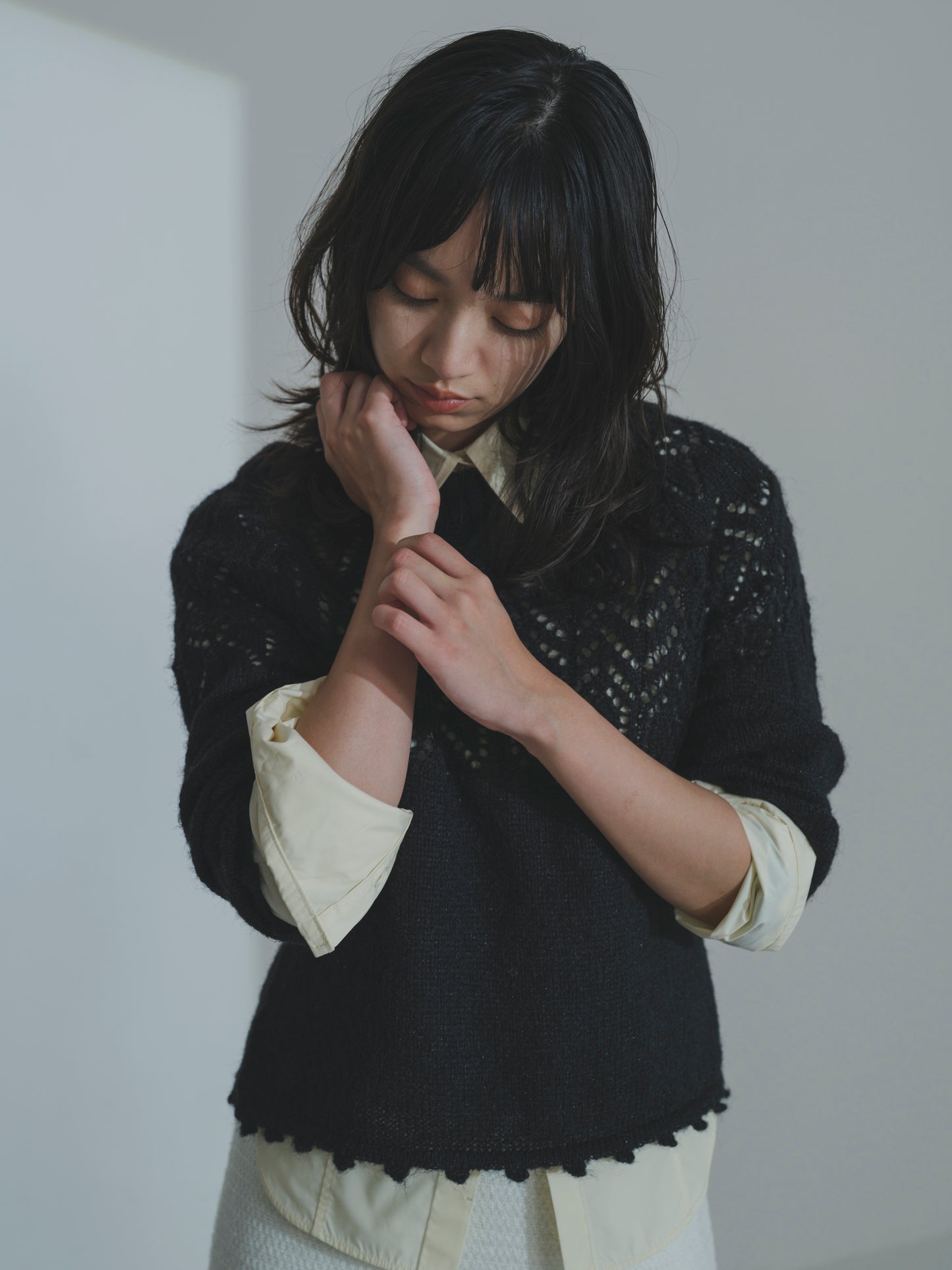 Back Memory Ribbon Knit