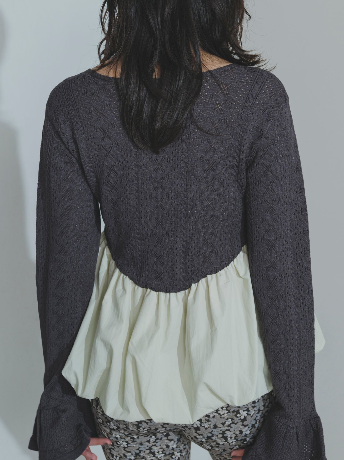Petal Balloon Pullover
