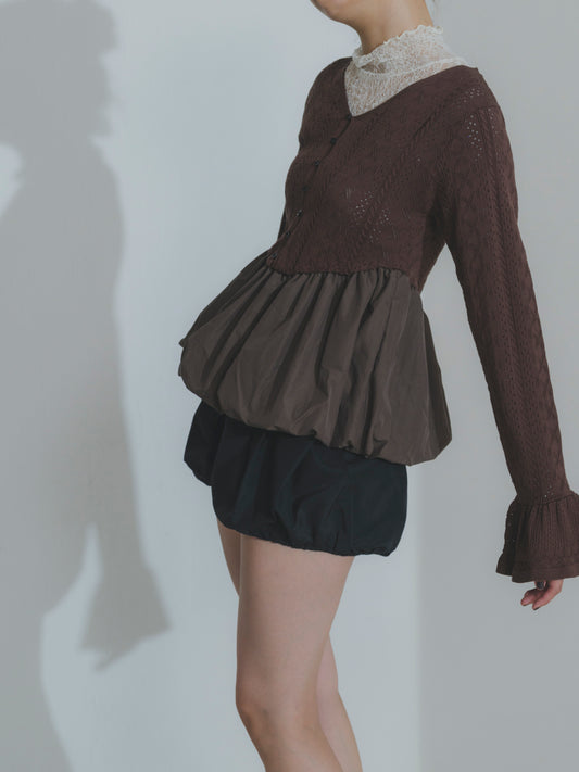 Petal Balloon Pullover