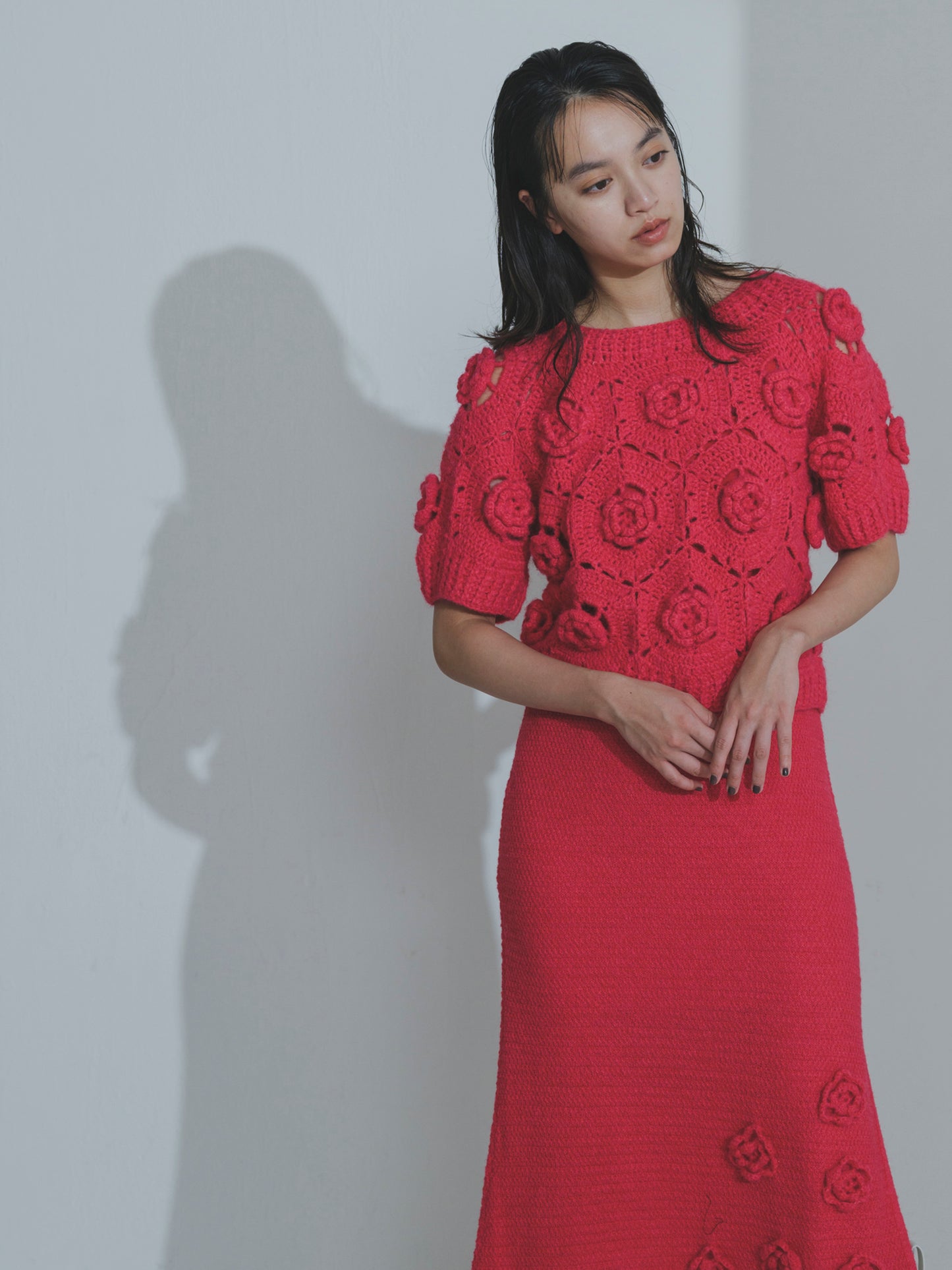 Handknit Bloom Pullover