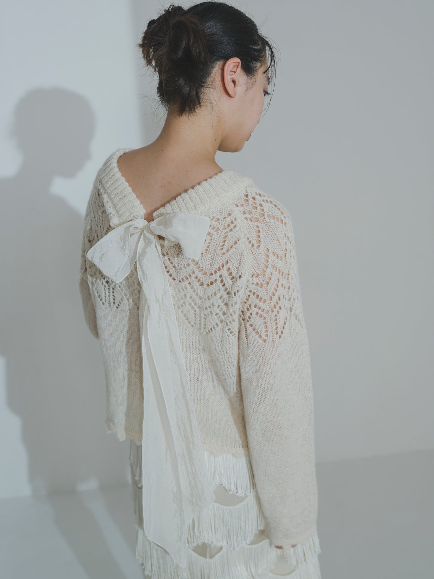 Back Memory Ribbon Knit