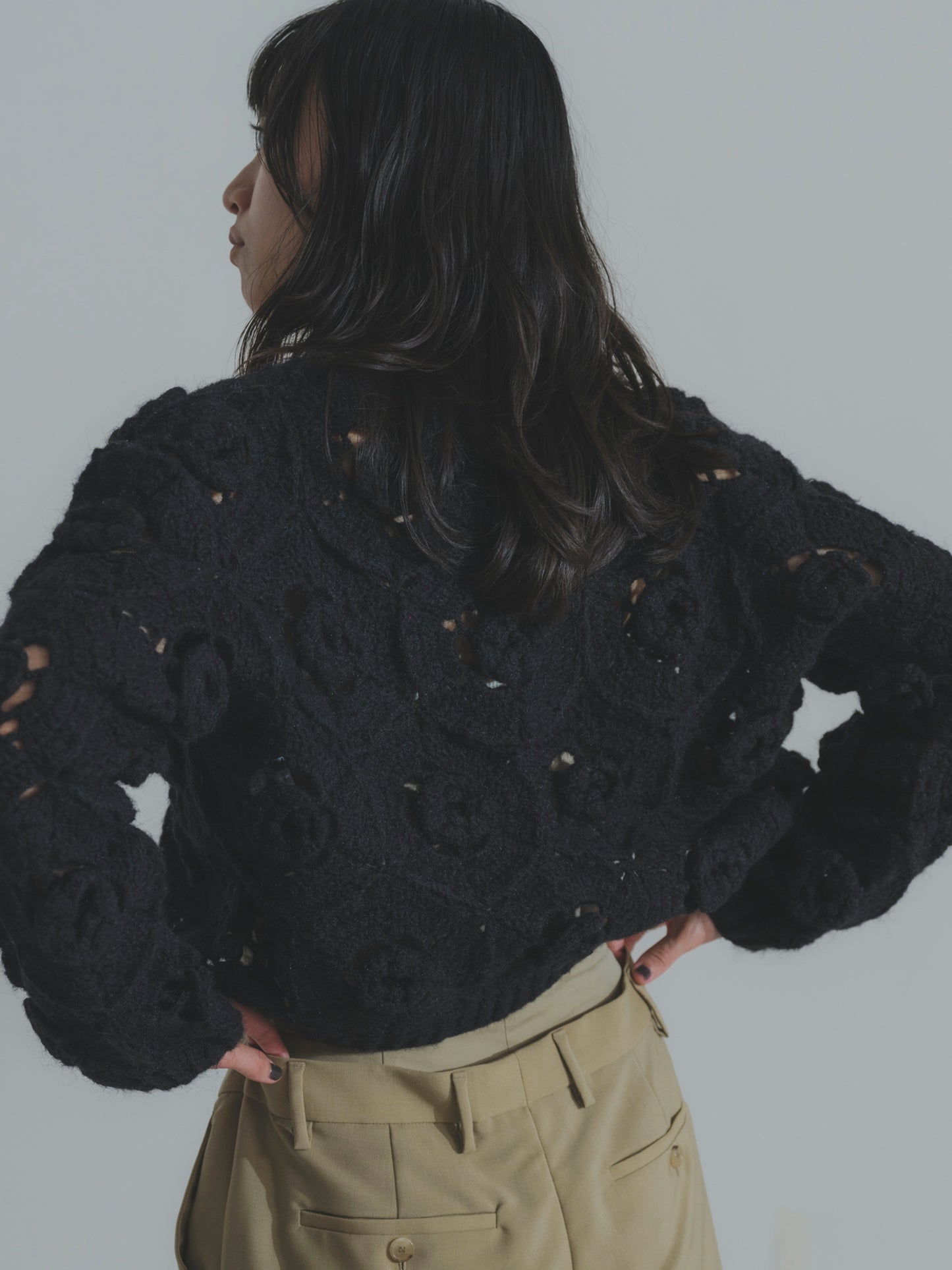 Handknit Bloom Cardigan