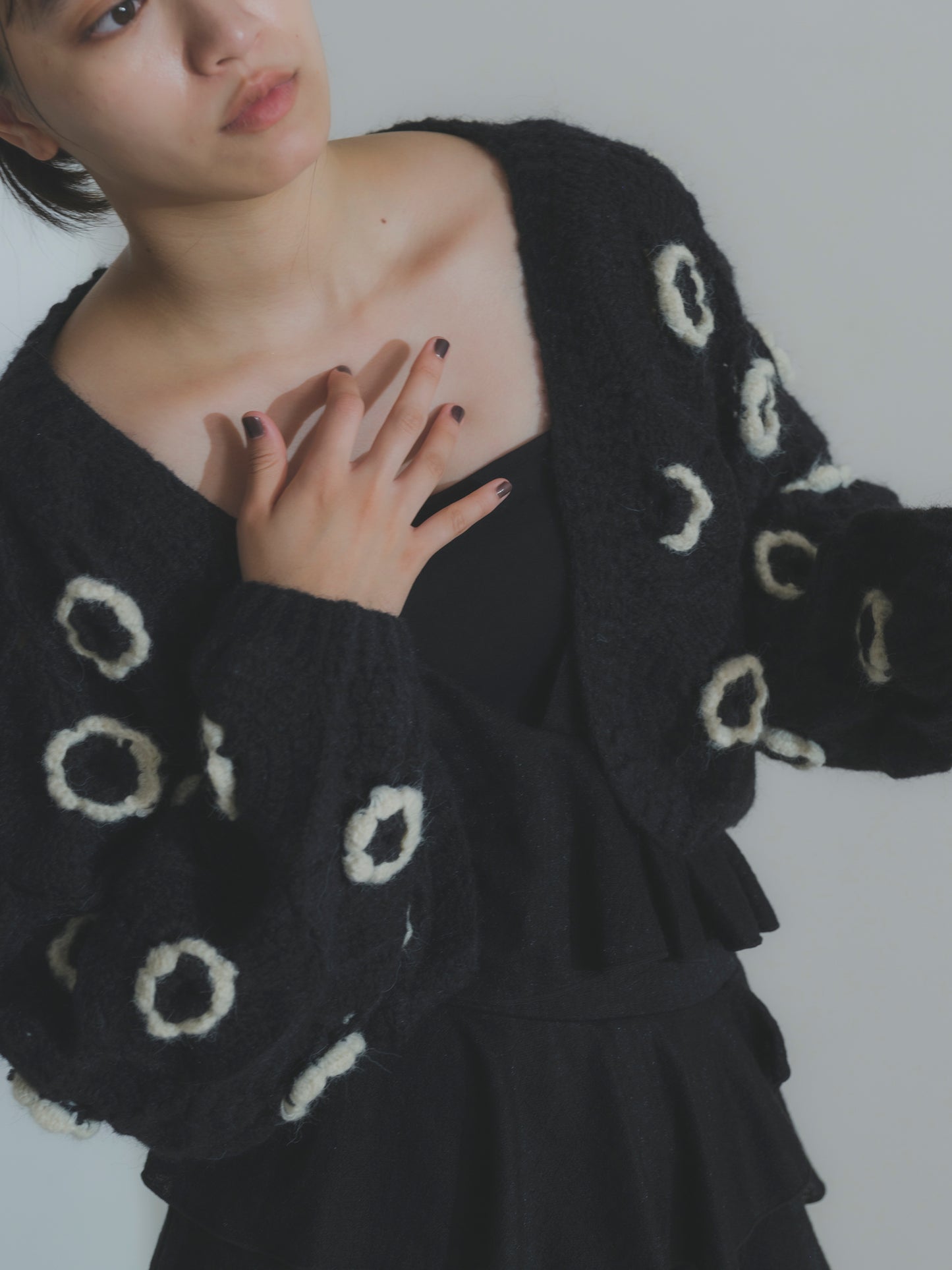 Handknit Bloom Cardigan