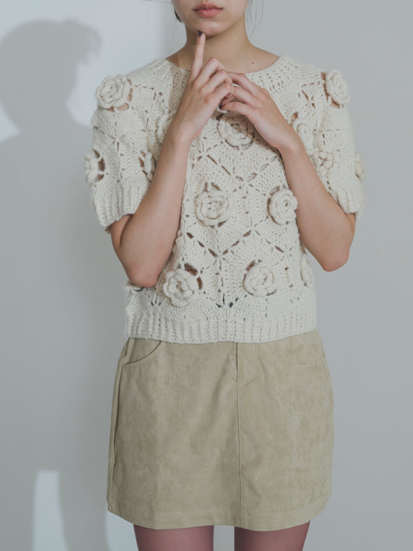 Handknit Bloom Pullover