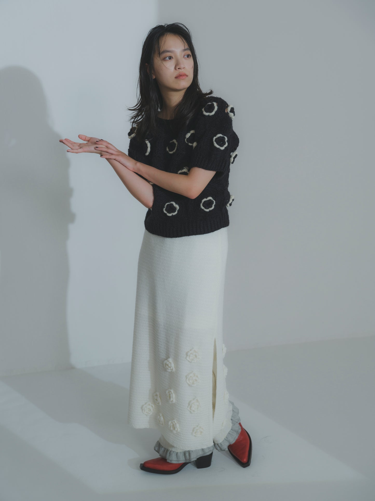 Handknit Bloom Pullover