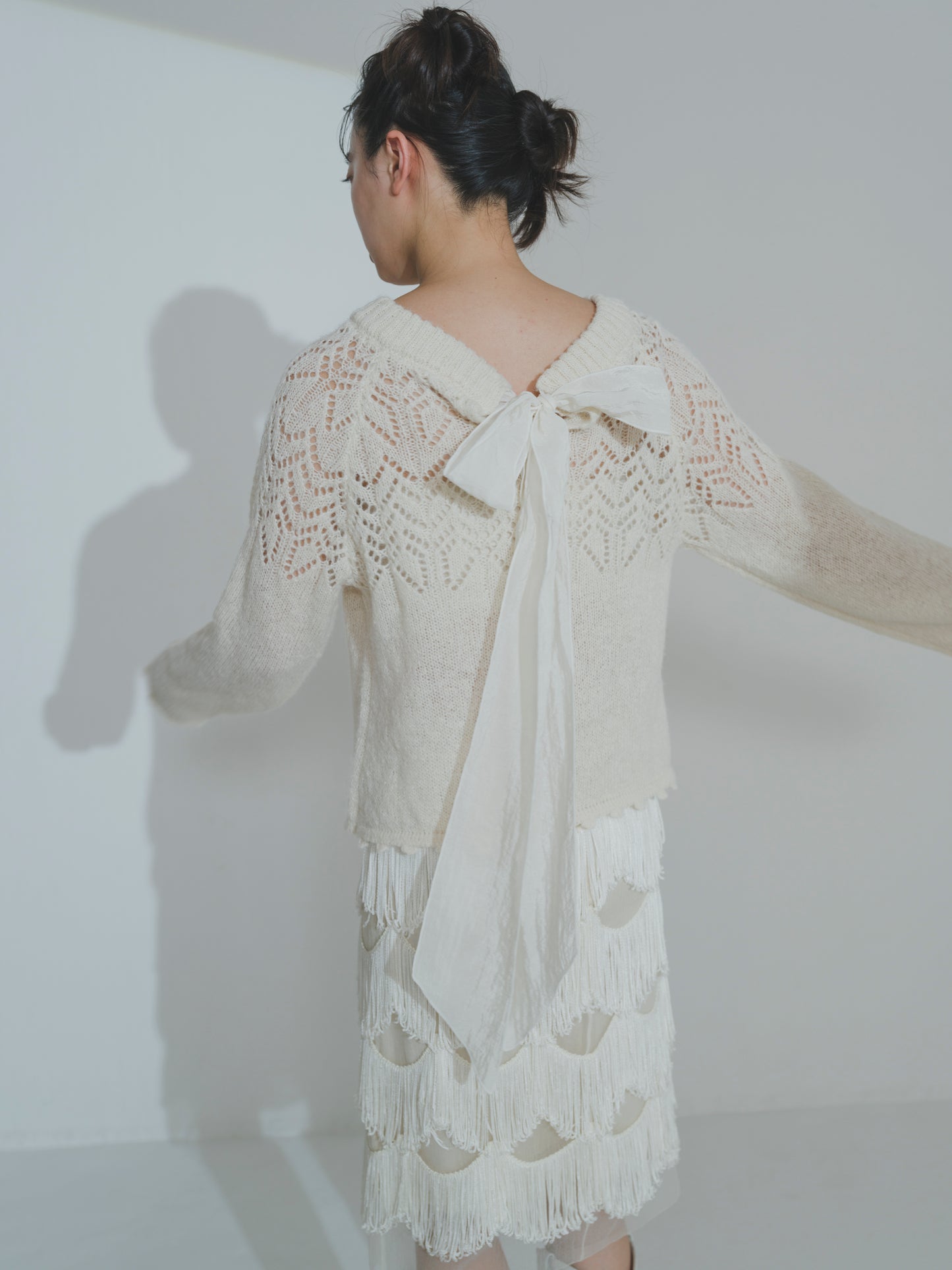 Back Memory Ribbon Knit