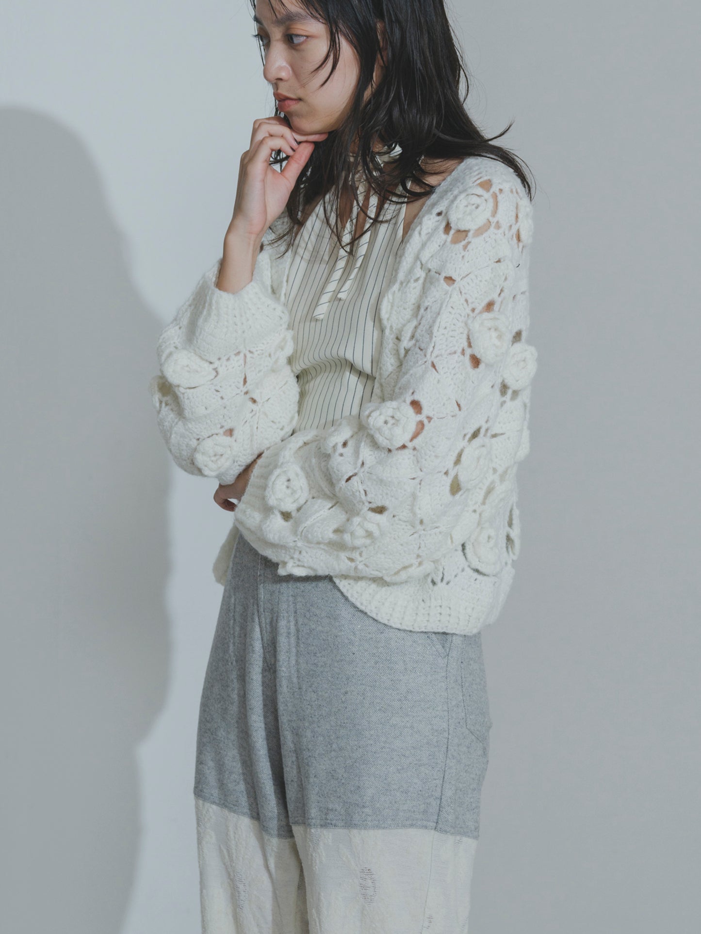 Handknit Bloom Cardigan