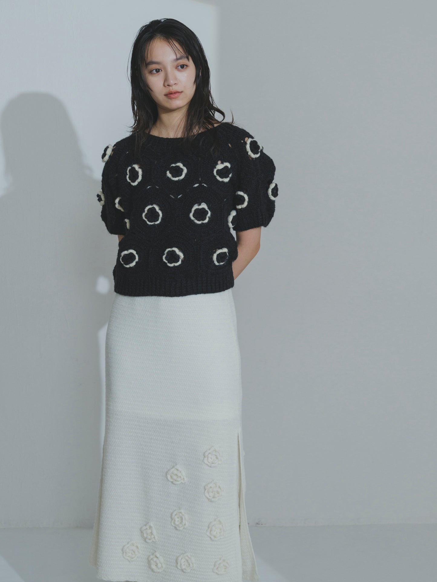Handknit Bloom Pullover