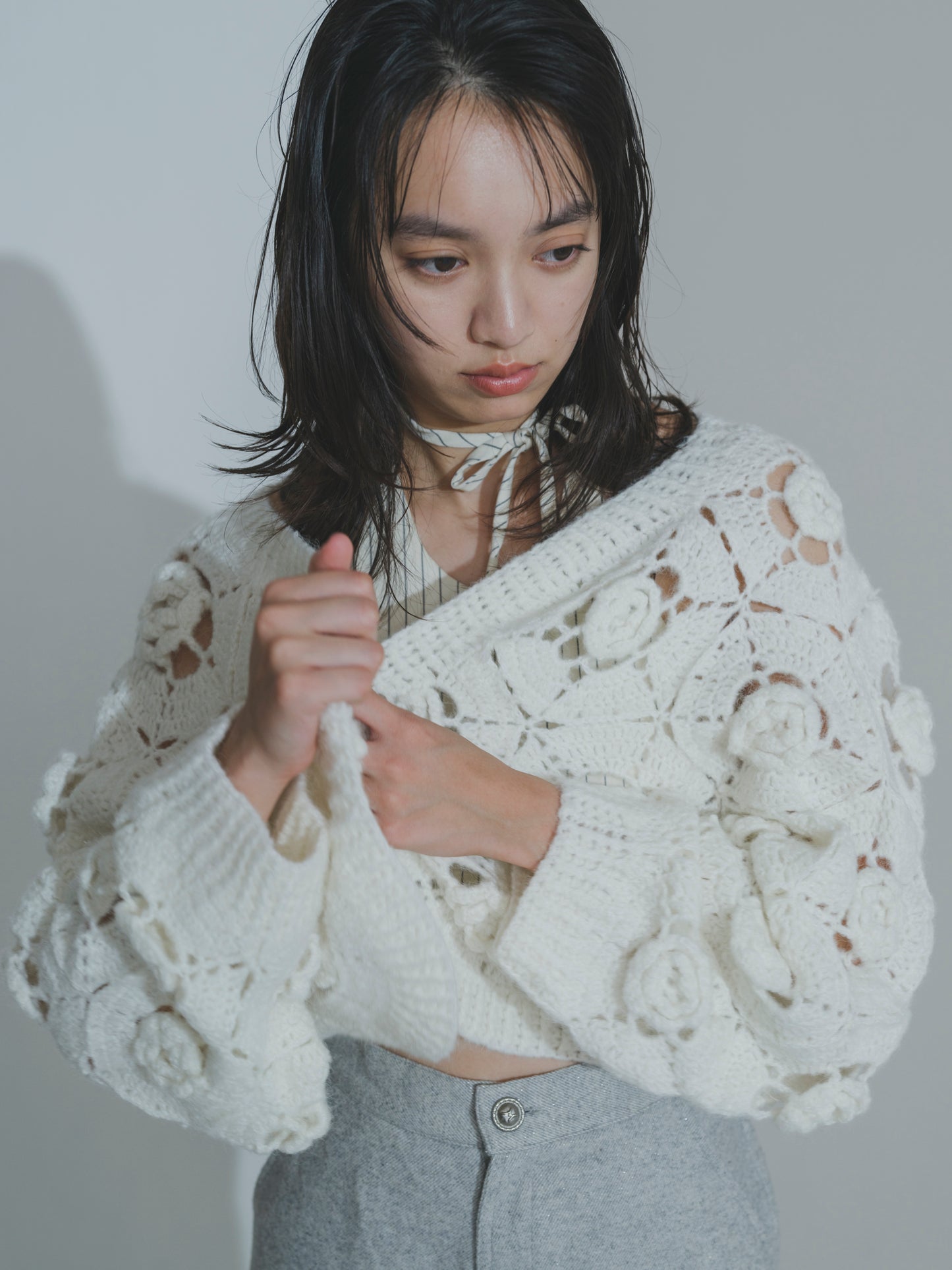 Handknit Bloom Cardigan