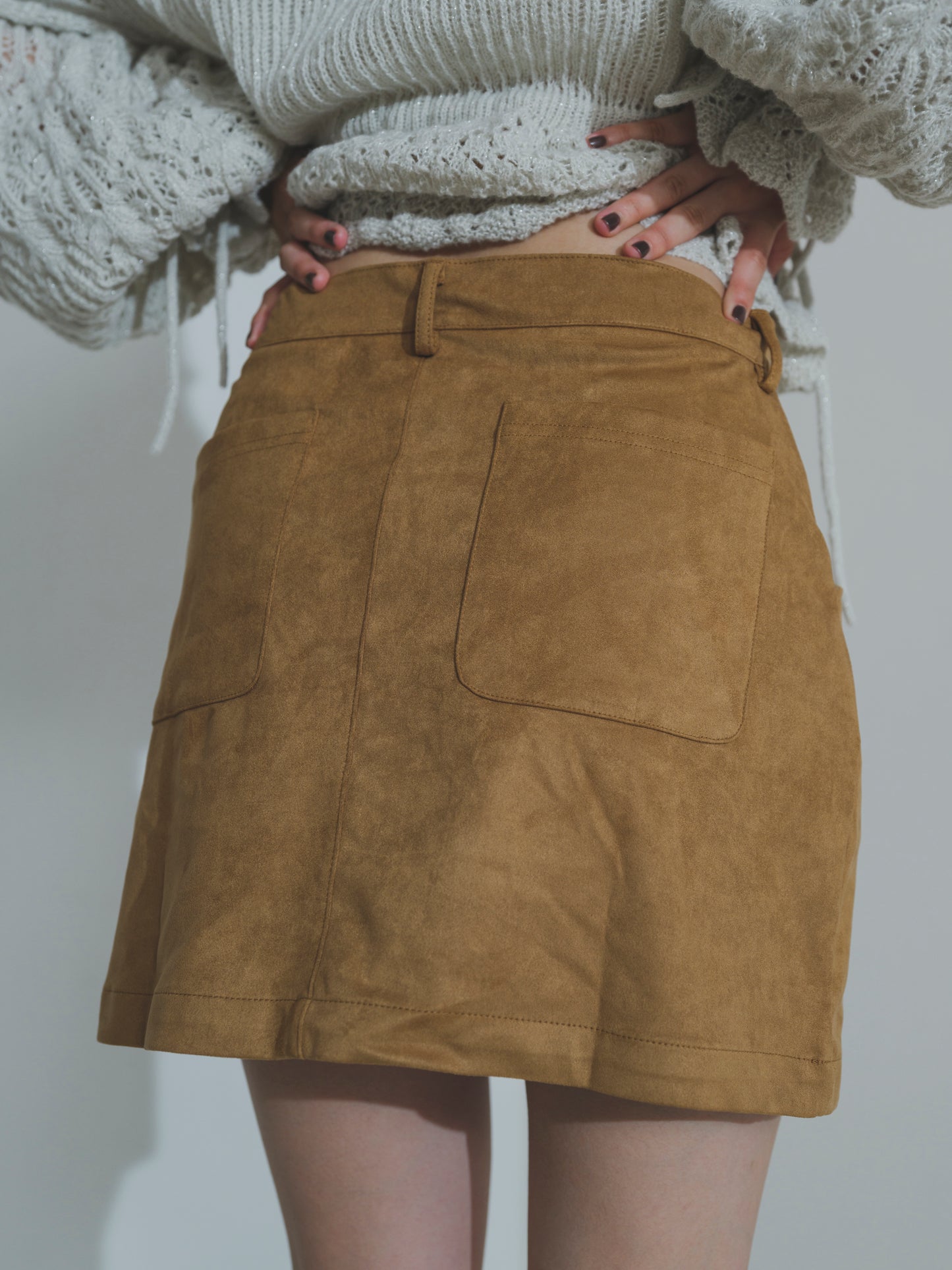 Everyday Suede Mini Skirt