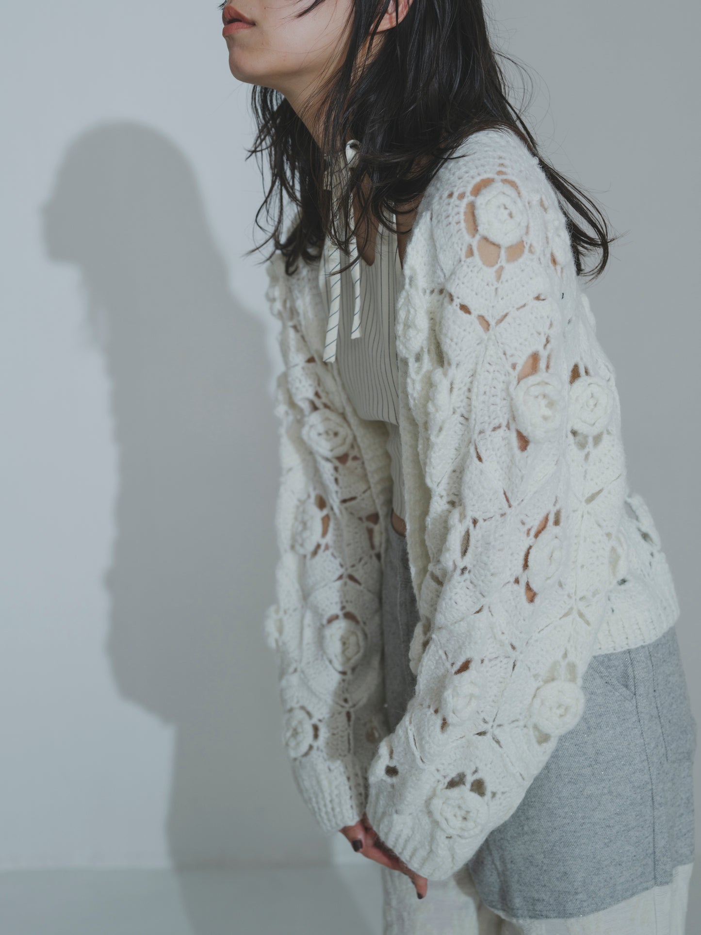 Handknit Bloom Cardigan