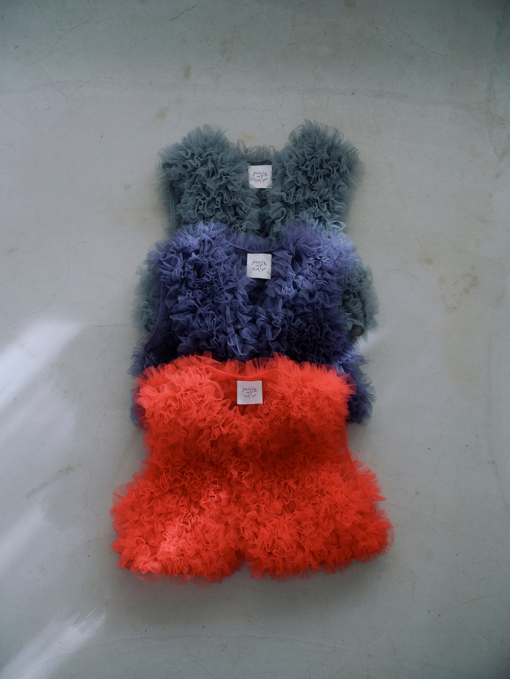 【SALE 20%OFF】Veiled in Aura Tulle Vest