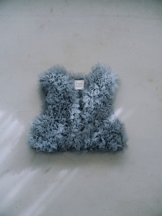 【SALE】Veiled in Aura Tulle Vest