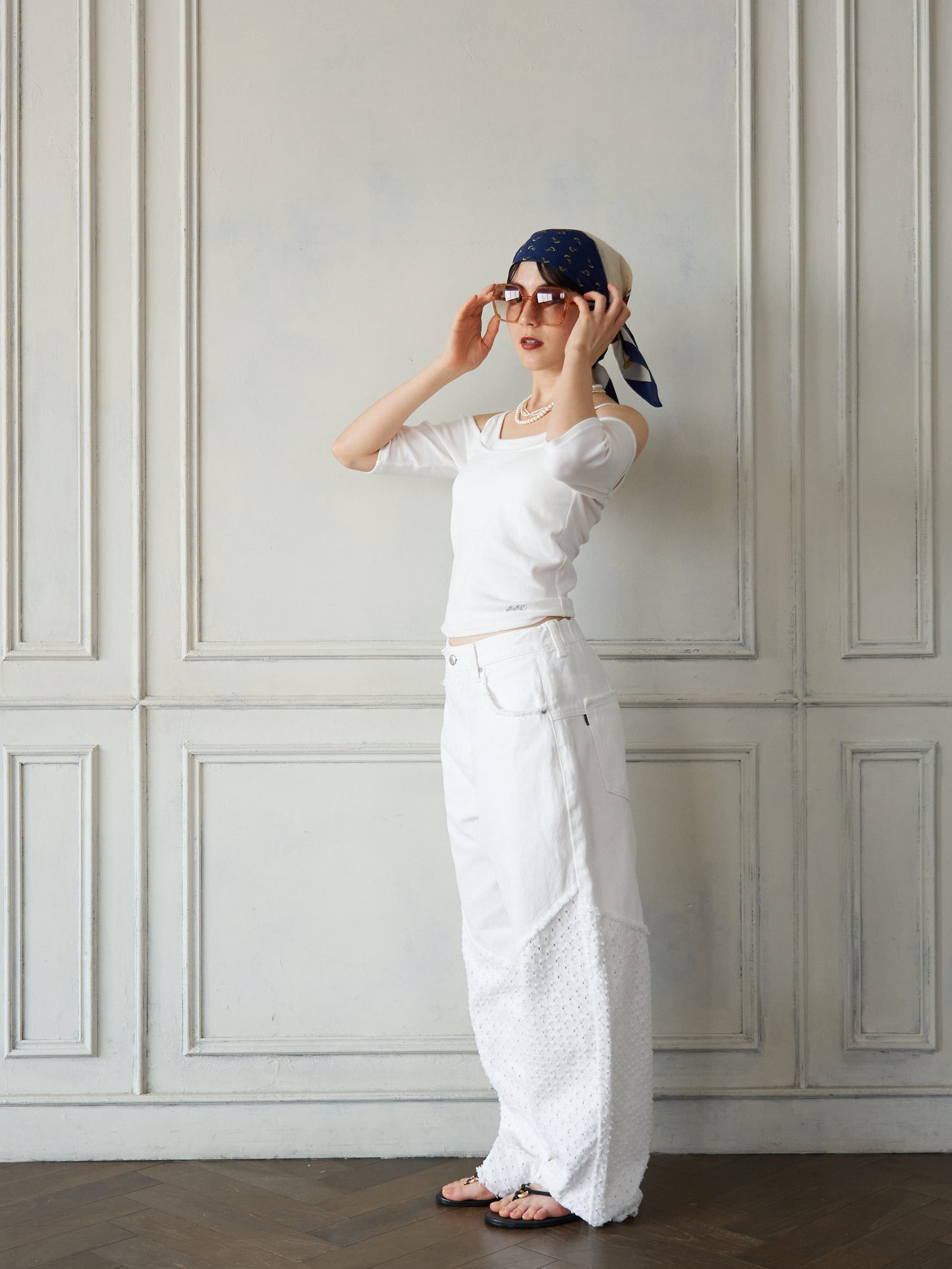 Layered Pad-in Pullover