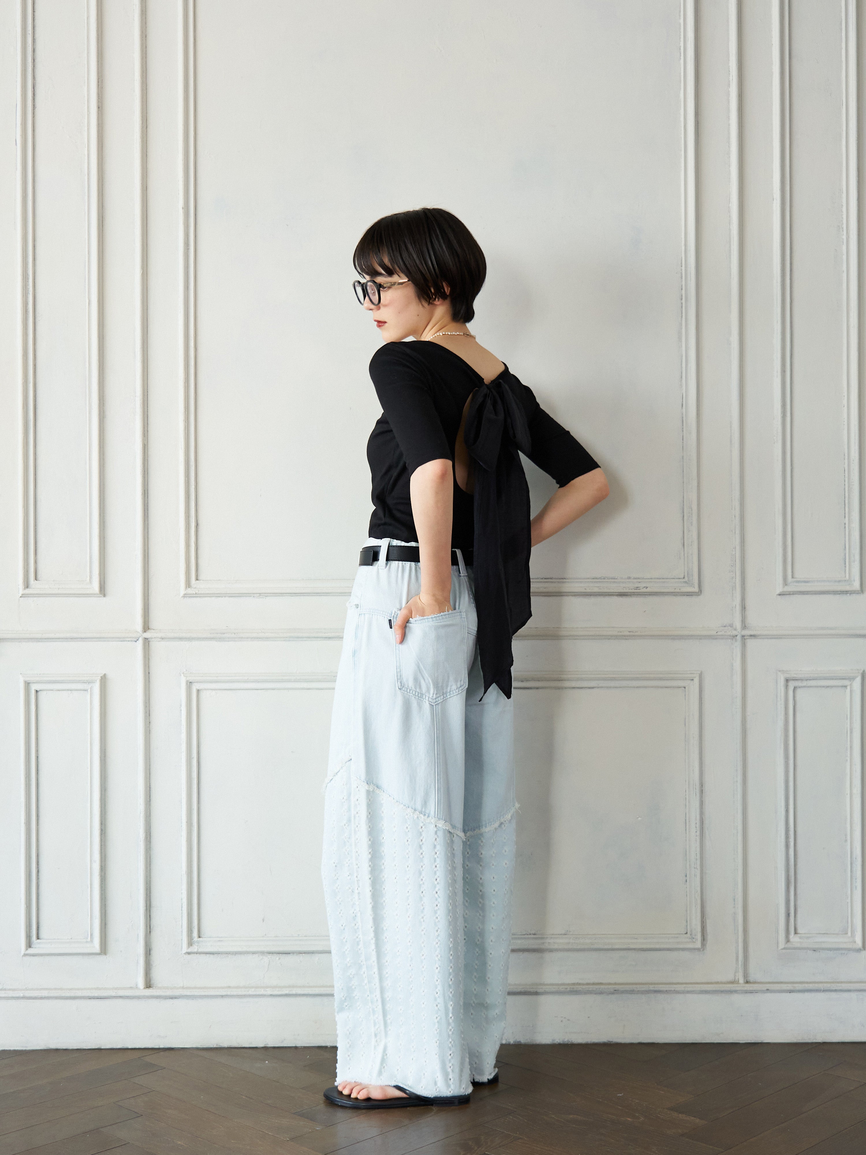 SALE 10%OFF】Back Ribbon Cup-in Top – MADE MY DAY