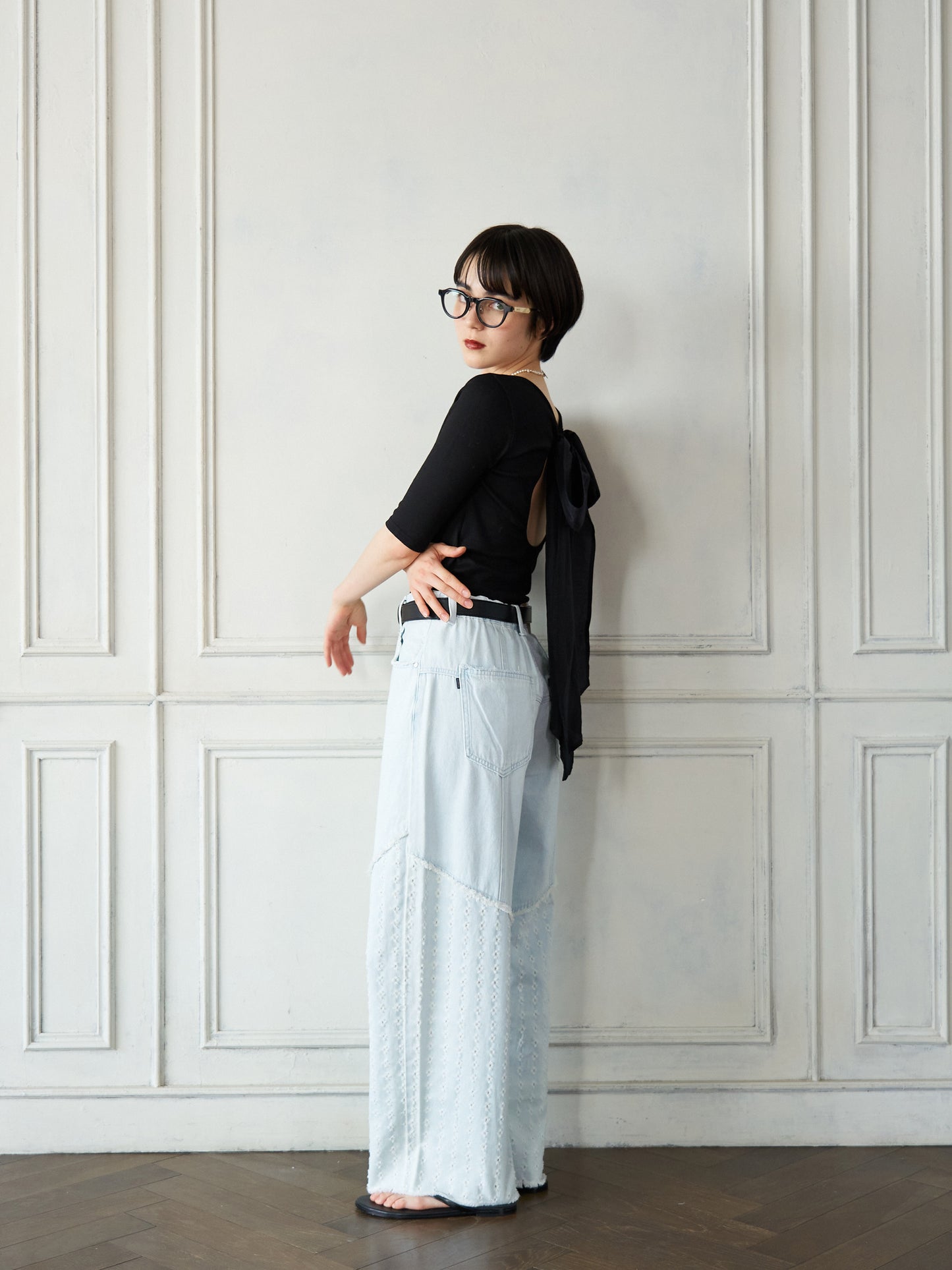 Back Ribbon Cup-in Top