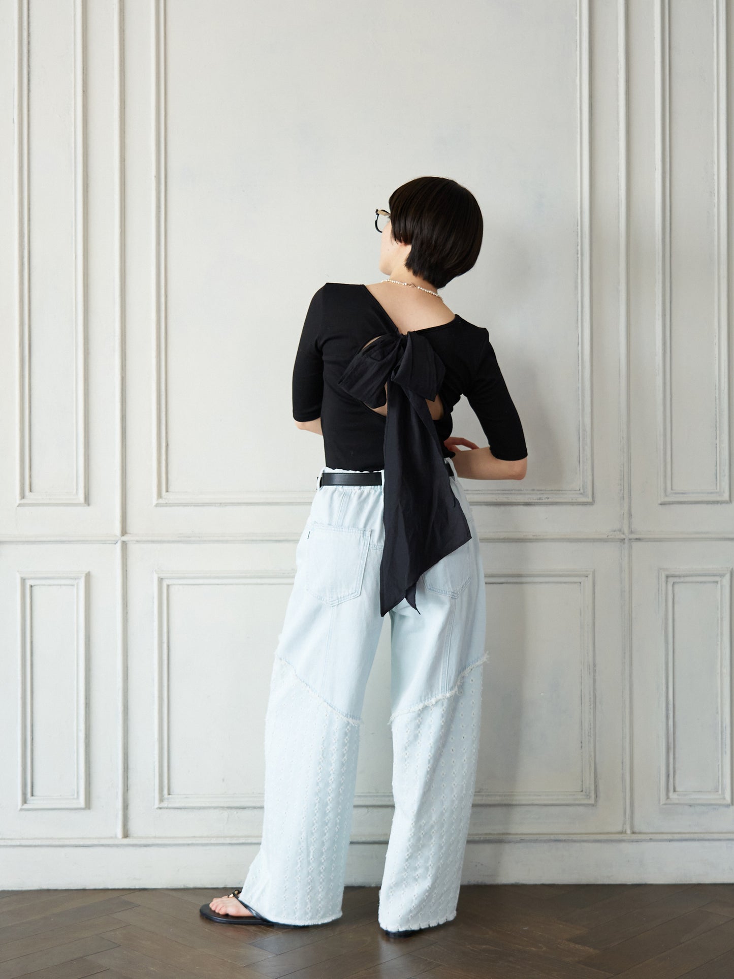 Back Ribbon Cup-in Top