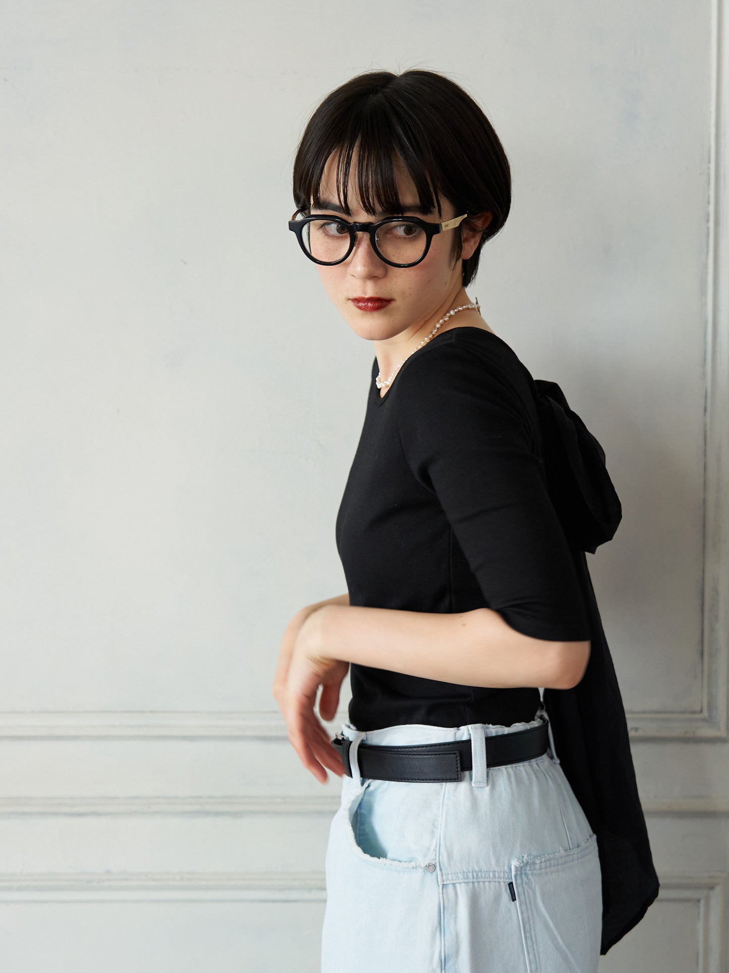 Back Ribbon Cup-in Top