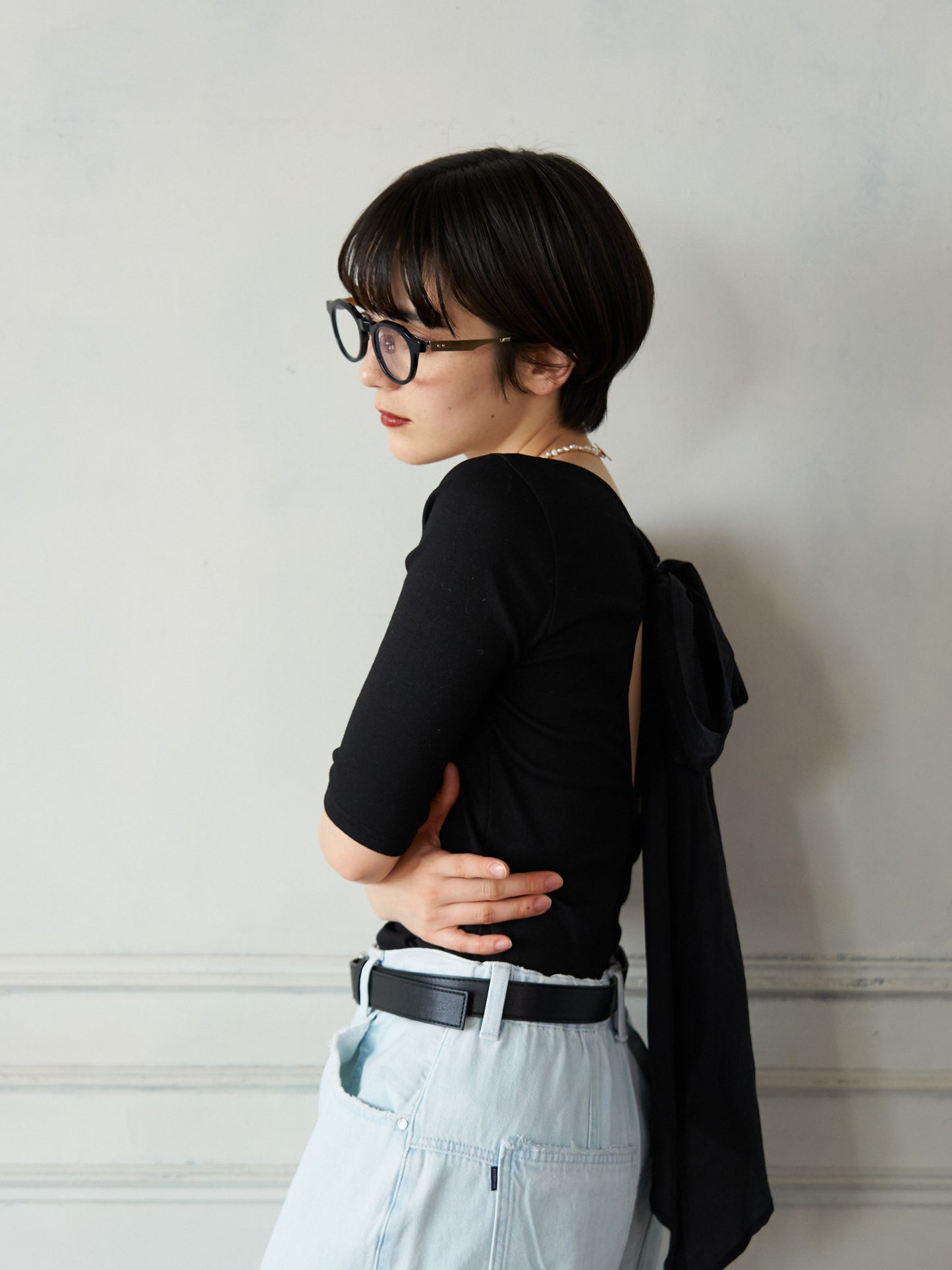 Back Ribbon Cup-in Top
