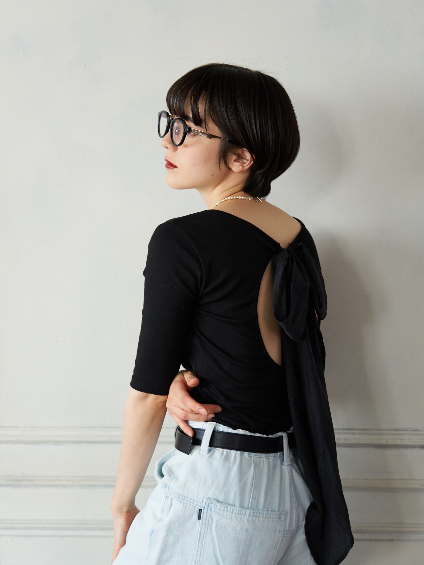 Back Ribbon Cup-in Top