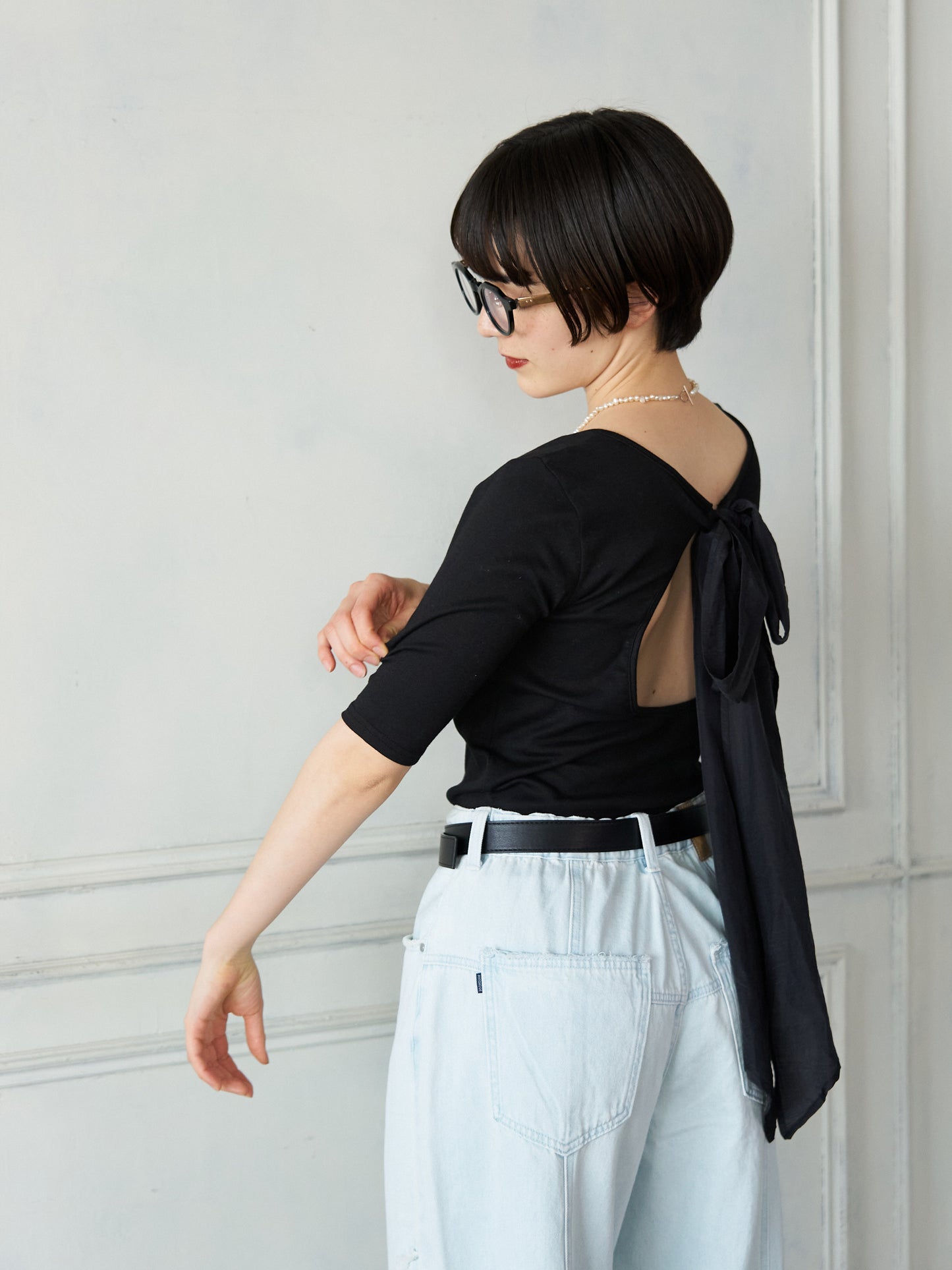 Back Ribbon Cup-in Top