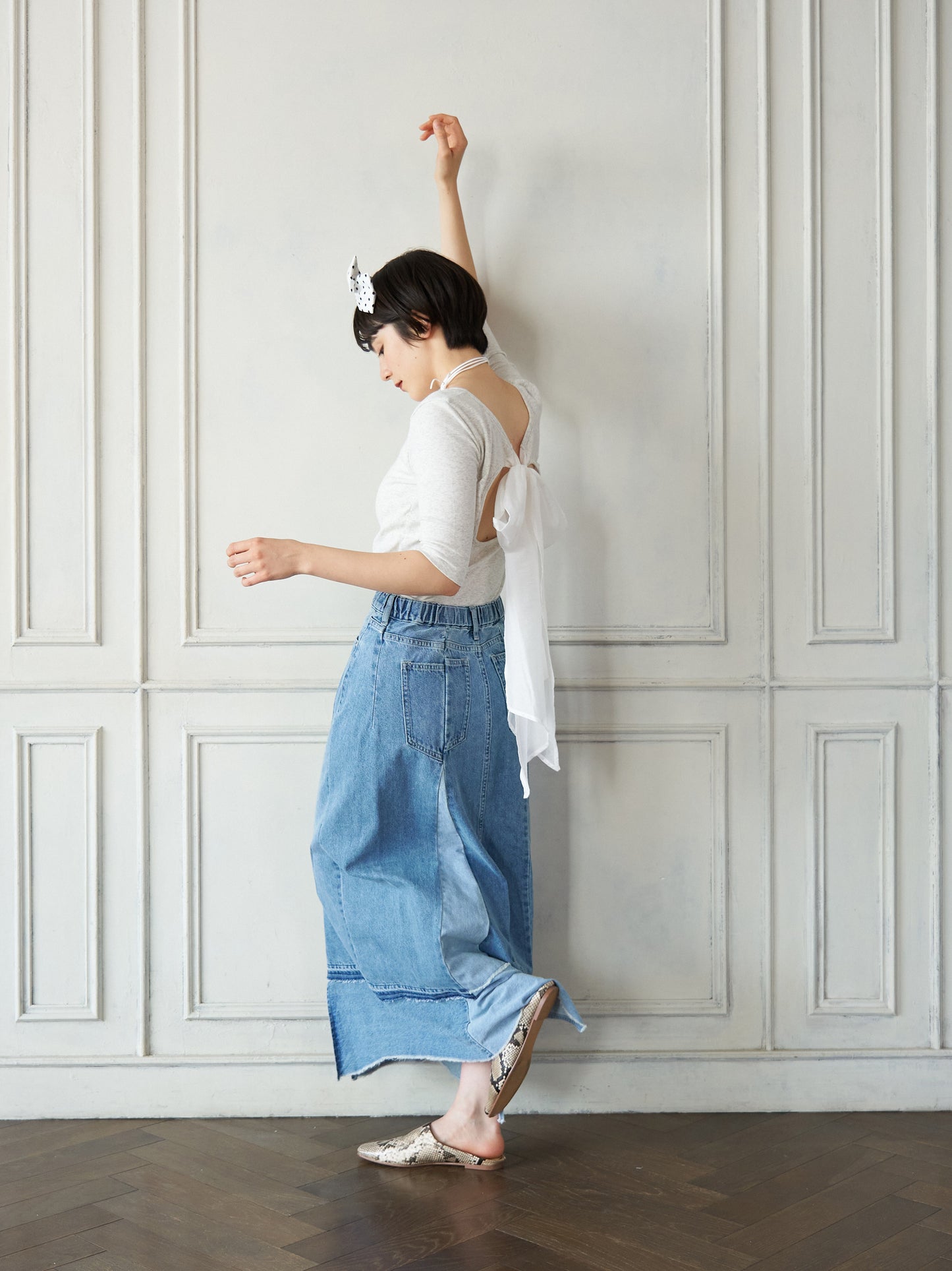 Back Ribbon Cup-in Top