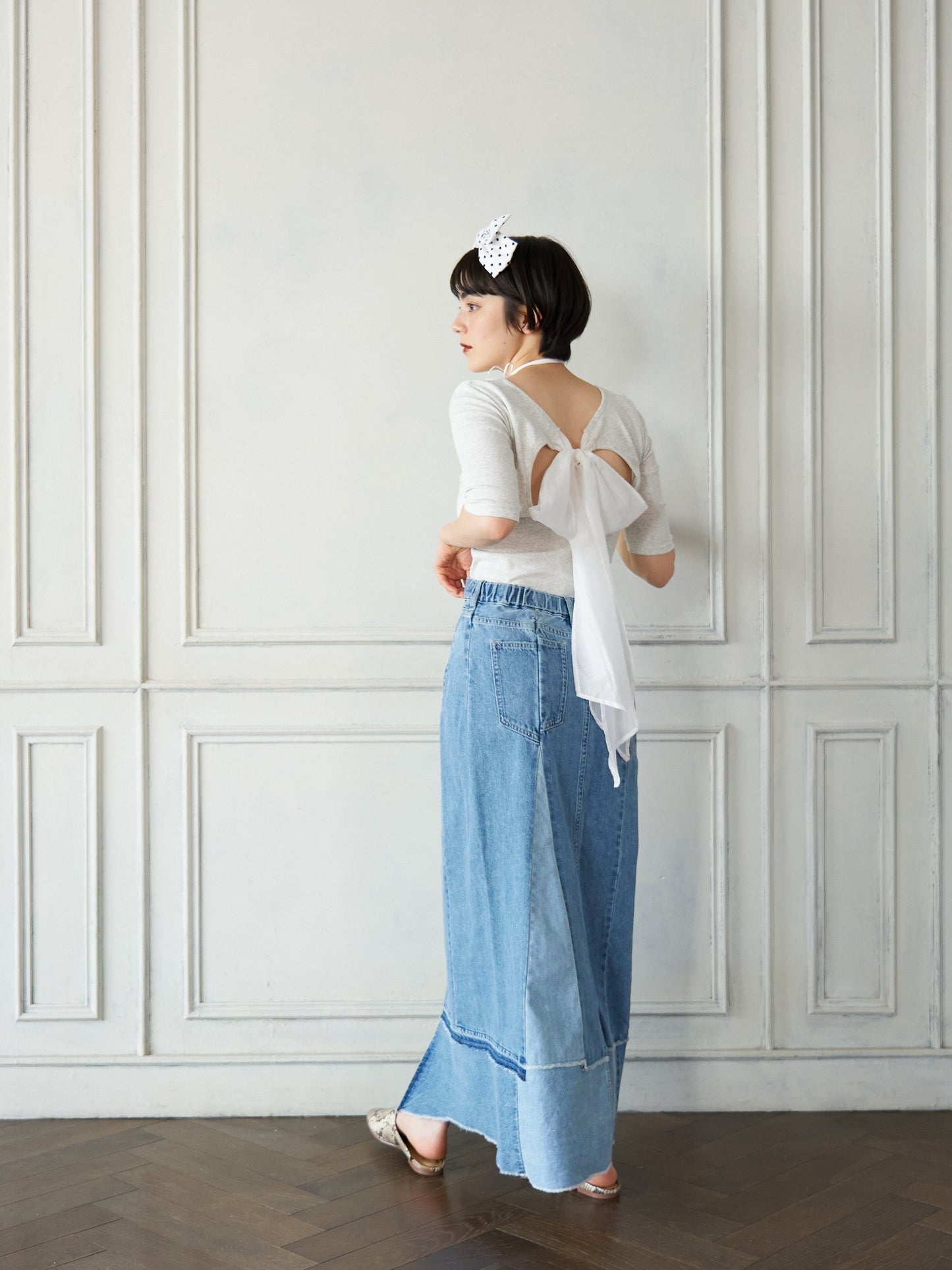 Back Ribbon Cup-in Top