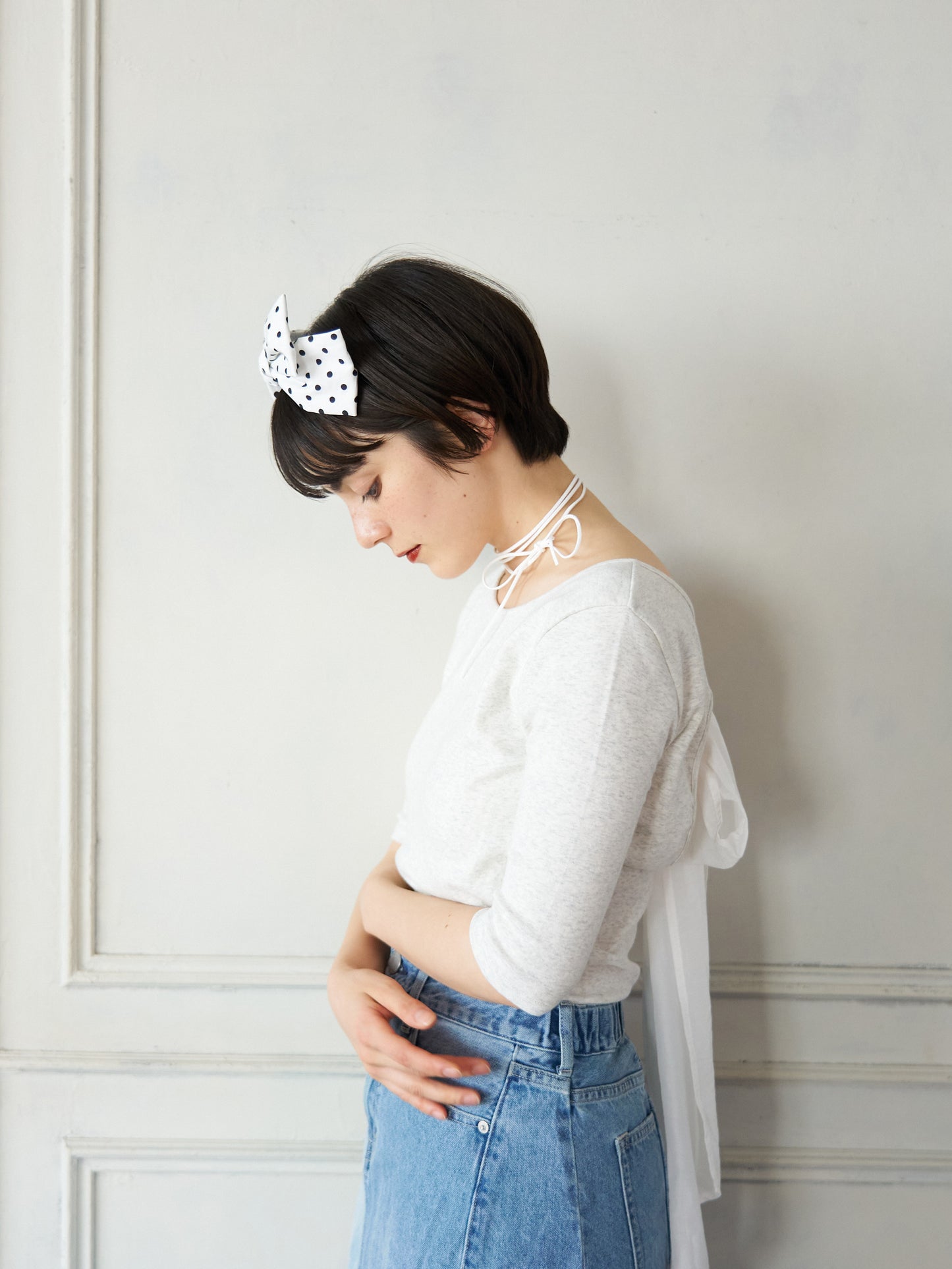 Back Ribbon Cup-in Top
