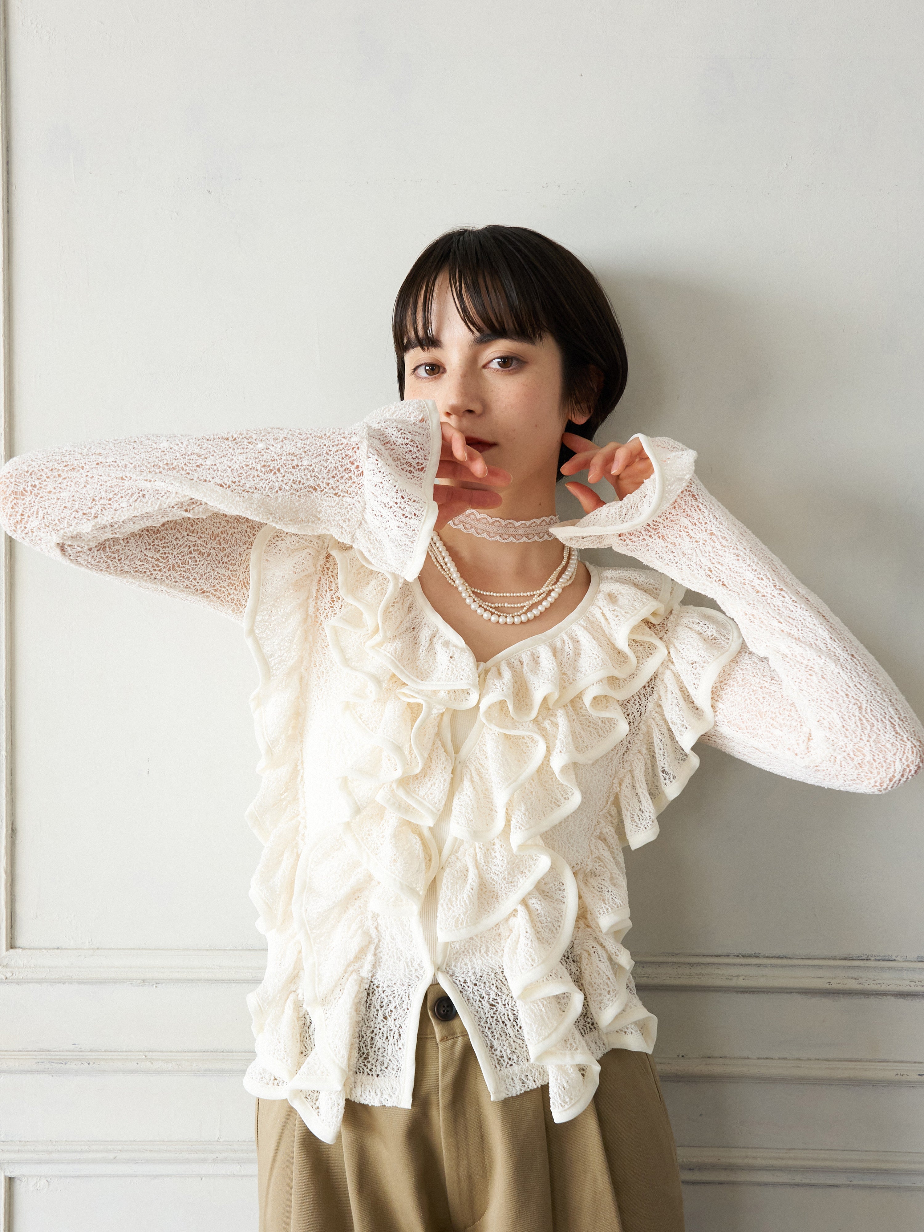 Volume Frill Cardigan – MADE MY DAY