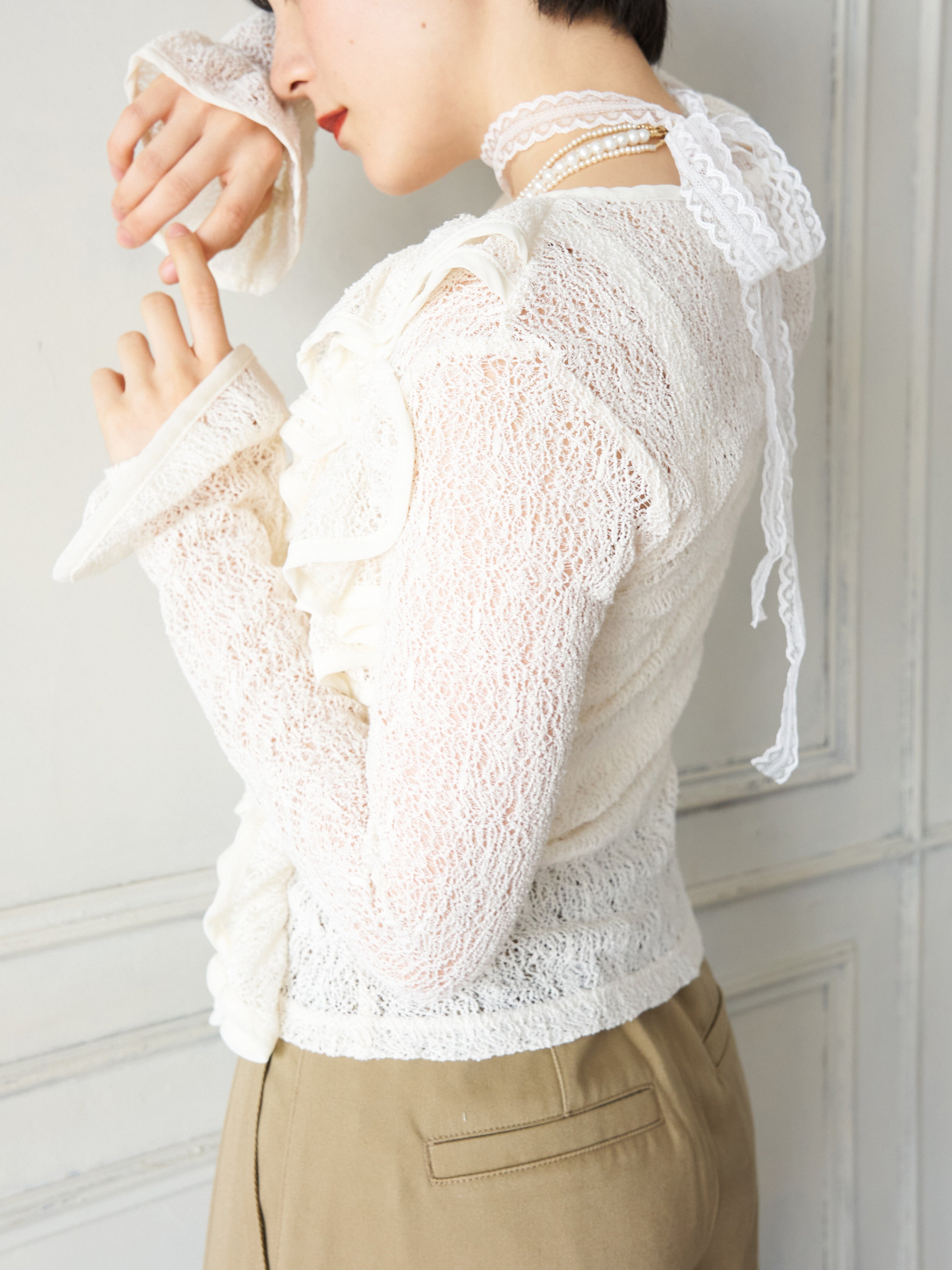 Volume Frill Cardigan – MADE MY DAY