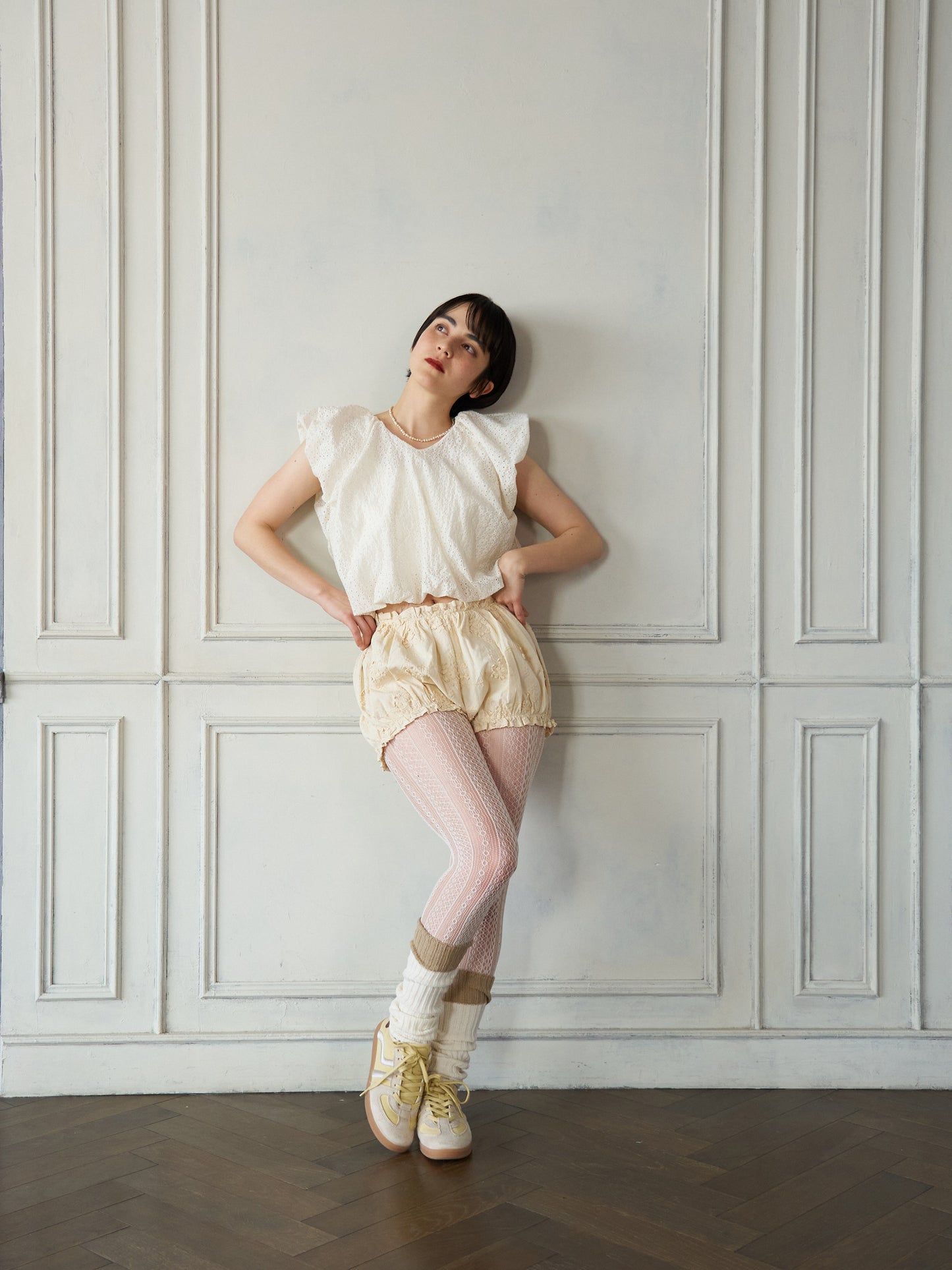 Airy Balance Lace Pullover