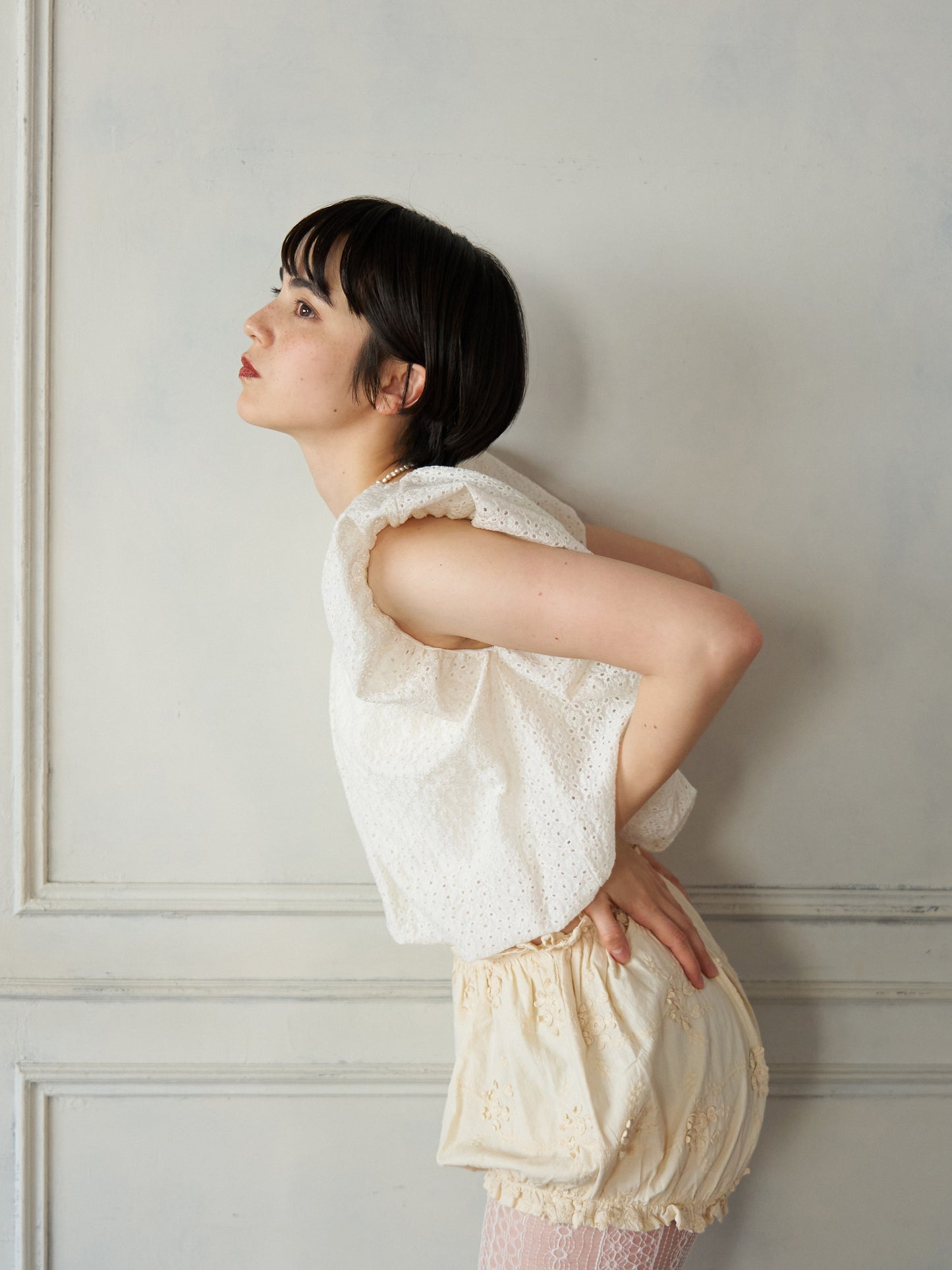 Airy Balance Lace Pullover