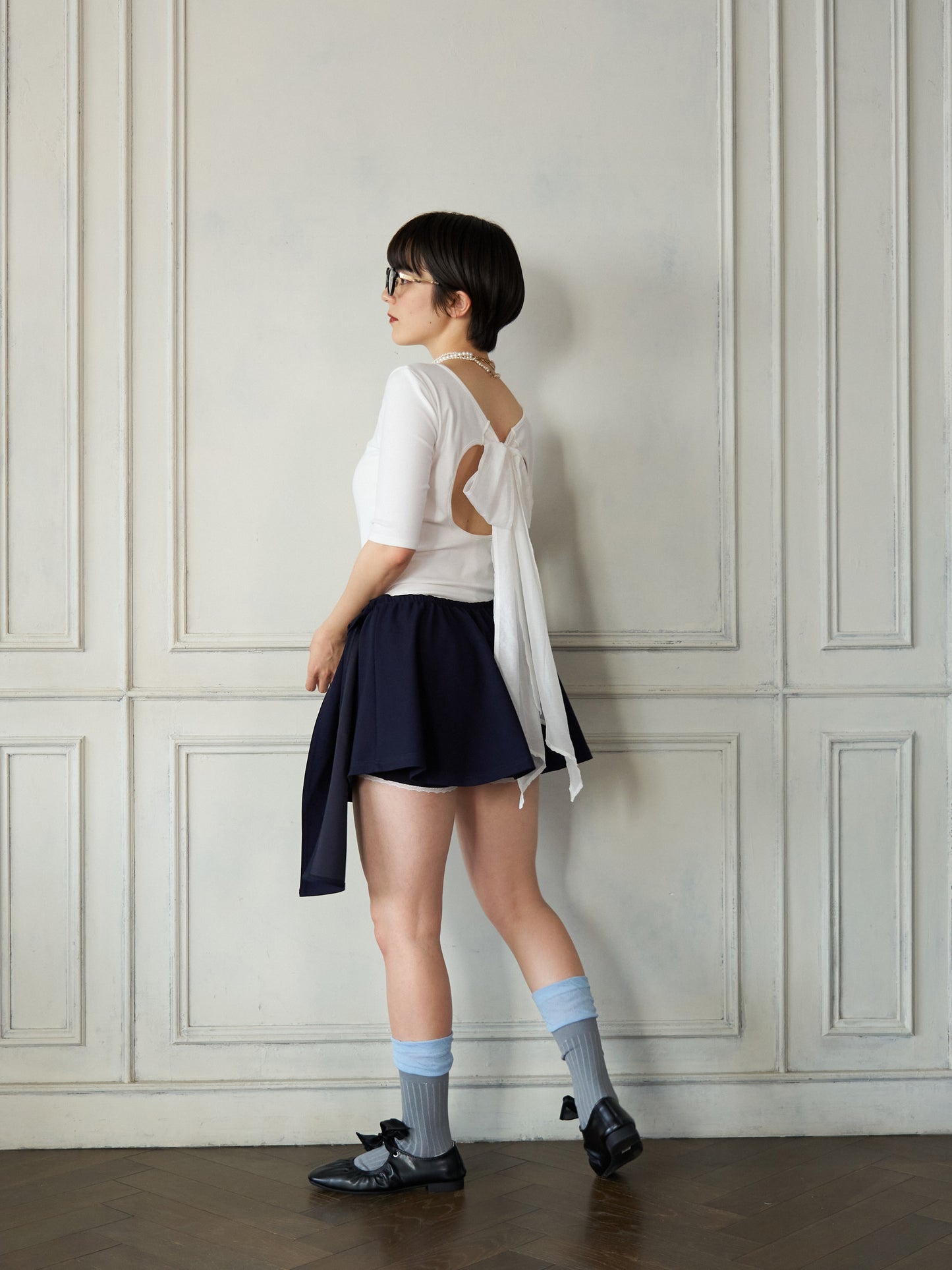 Back Ribbon Cup-in Top